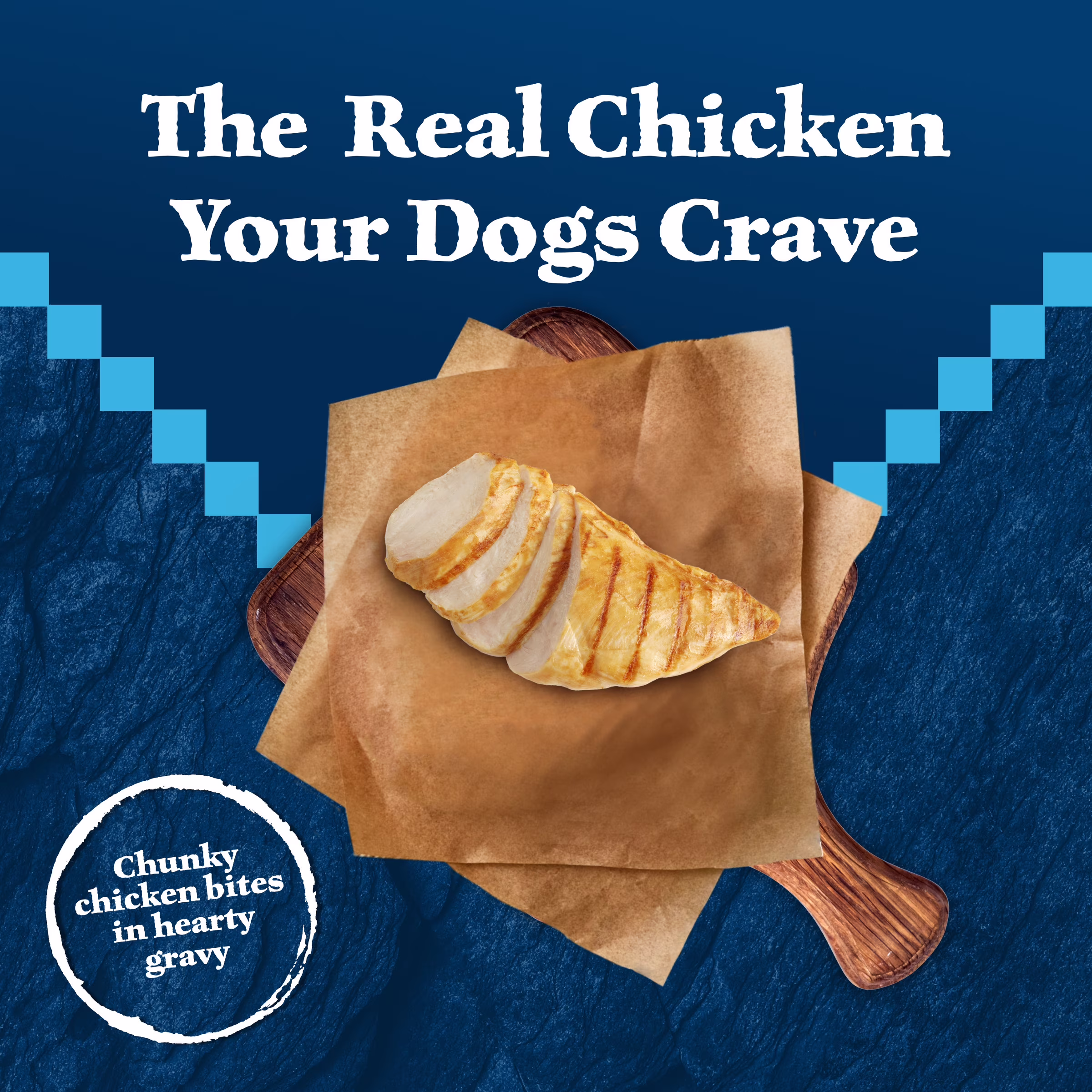 (12 pack) BLUE Wilderness Trail Toppers Dog Wet Food, Chicken Bites in Gravy, 3-oz Pouch
