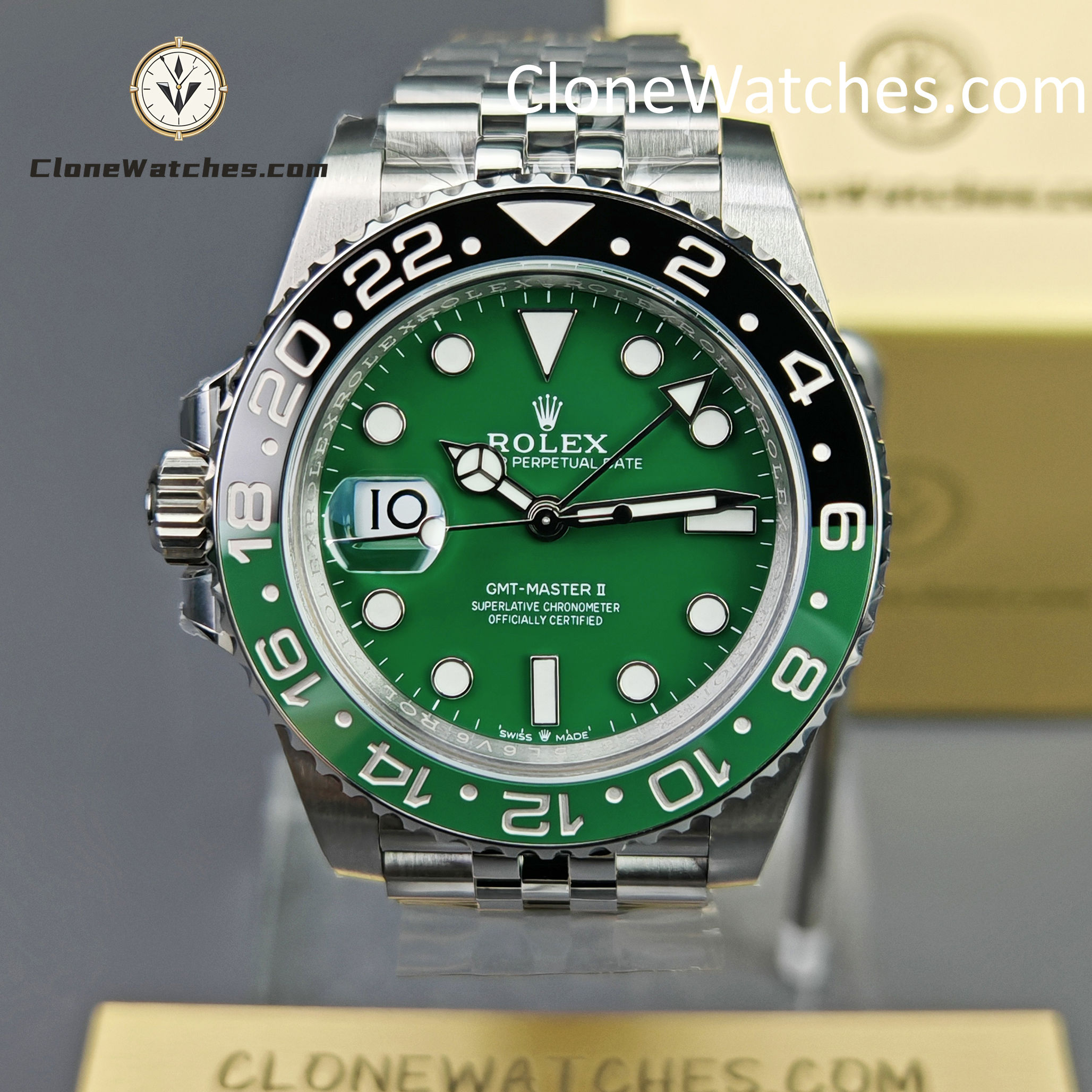 Rolex Super Clone Watches 1:1 GMT-Master II M126729VTNR Jubilee 3285 Movement