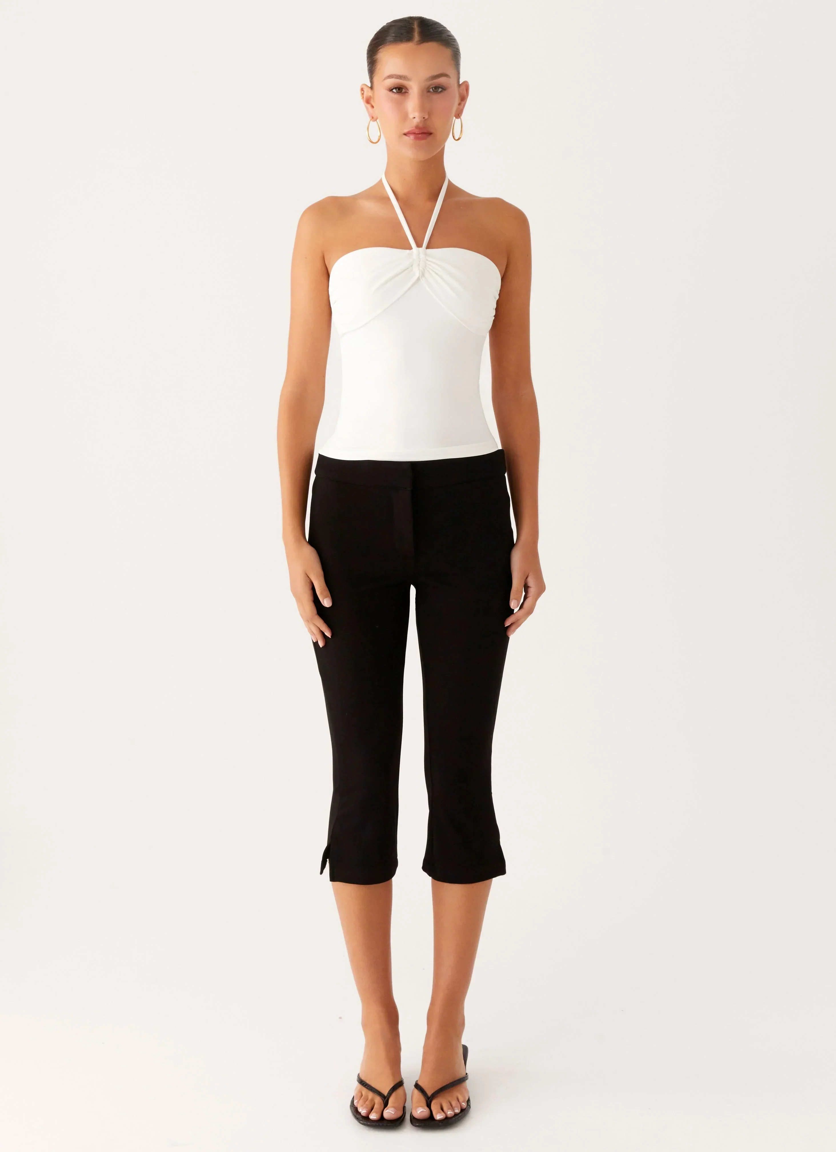 Good Thing Halter Top - White