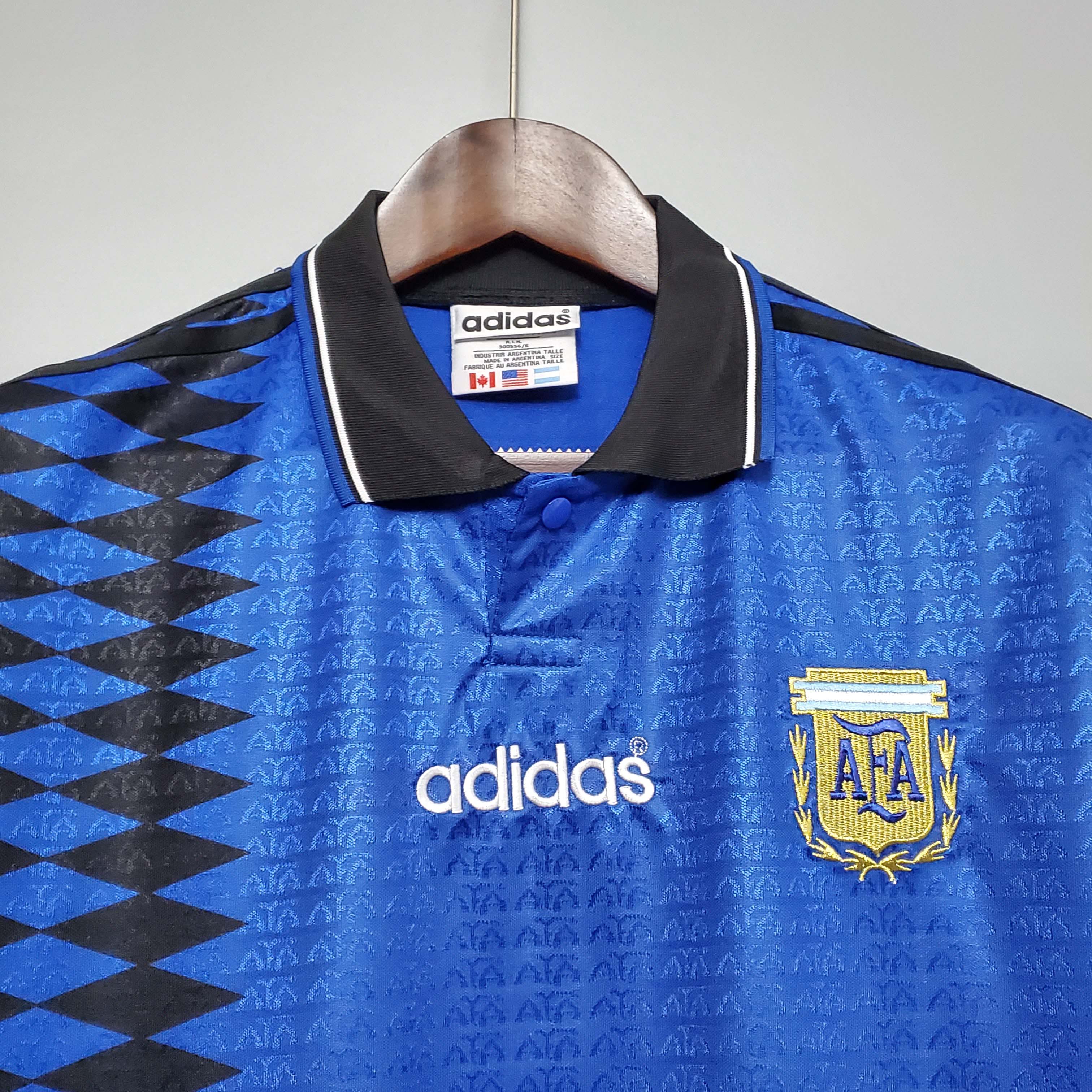 1994 Argentina Away Retro Jersey 1:1 Thai Quality-Fans Edition