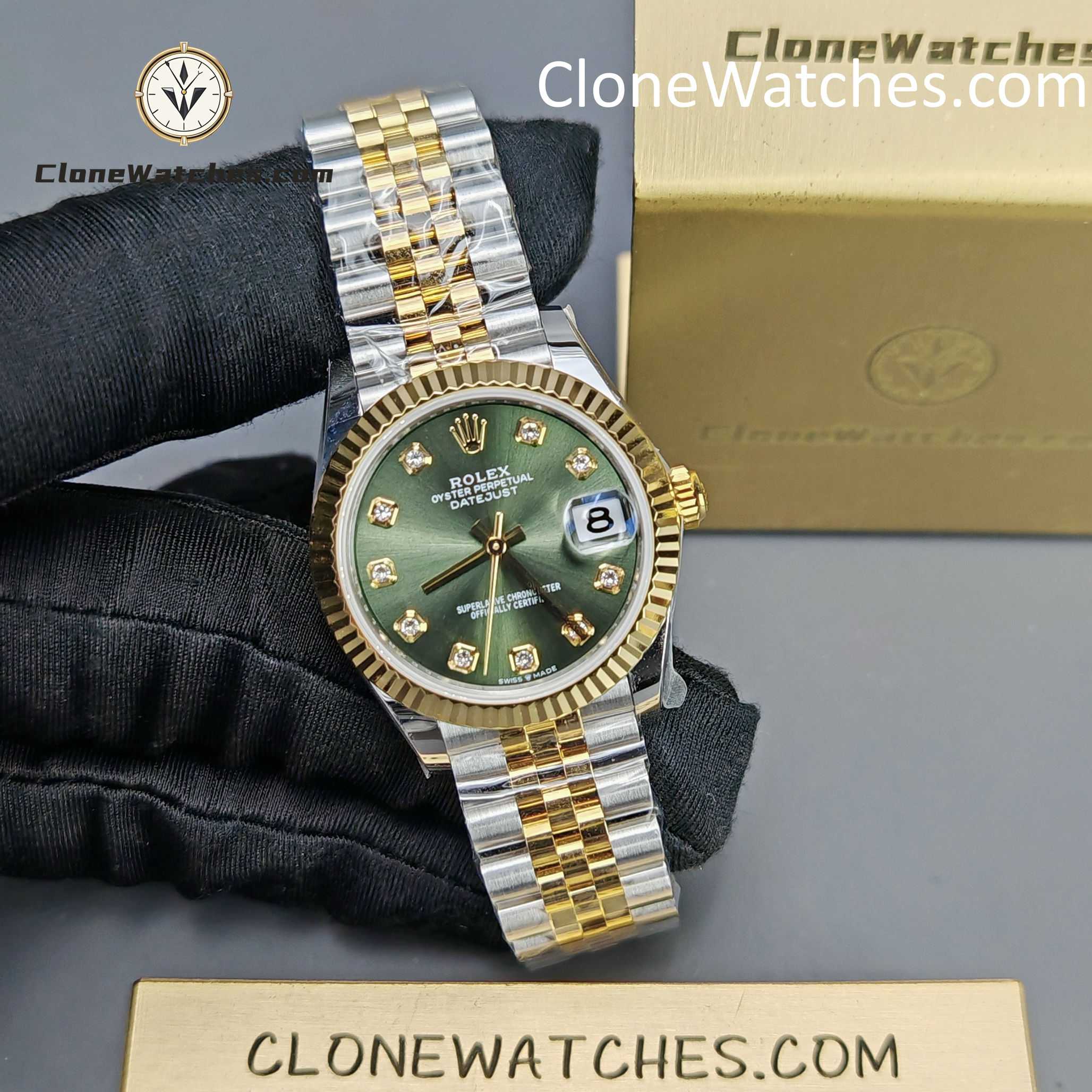 Rolex Super Clone Watches 1:1 DateJust m278273-0030 Jubilee 31MM 2236 Movement