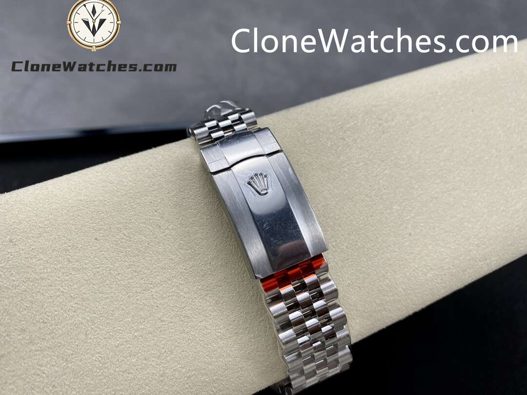 Rolex Super Clone Watches 1:1 DateJust Black Diamond Dial Jubilee 36MM M126234 – 0027 3235 Movement
