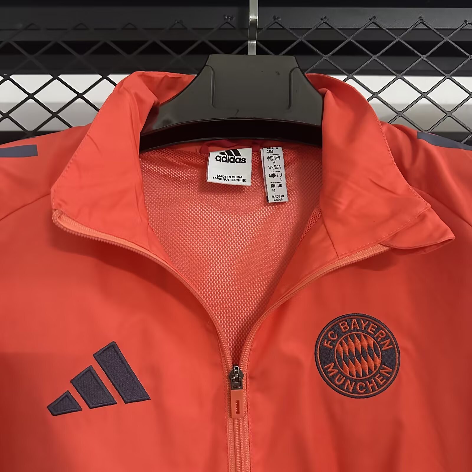 2025/26 Bayern Orange Training Waterproof Jacket
