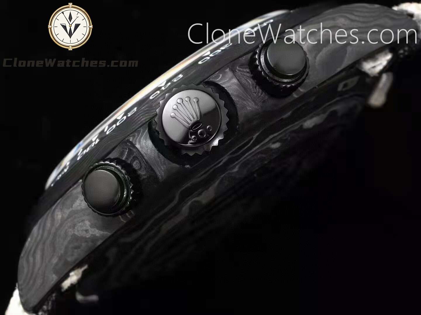Modified Super Clone Watches 1:1 DiW Rolex Daytona NTPT Carbon “MOTLEY LADY UNIQUE”