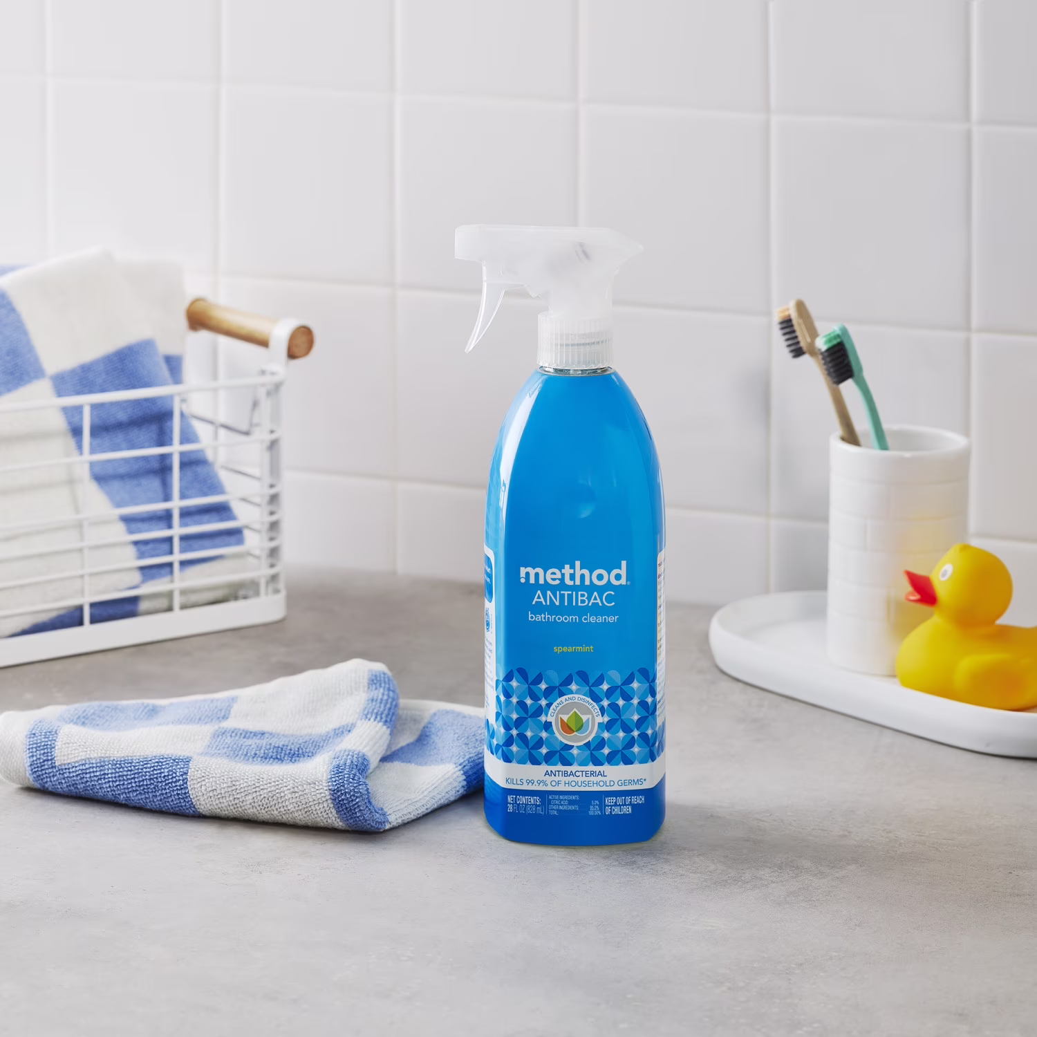 Method Antibacterial Bathroom Cleaner, Spearmint, 28 fl oz