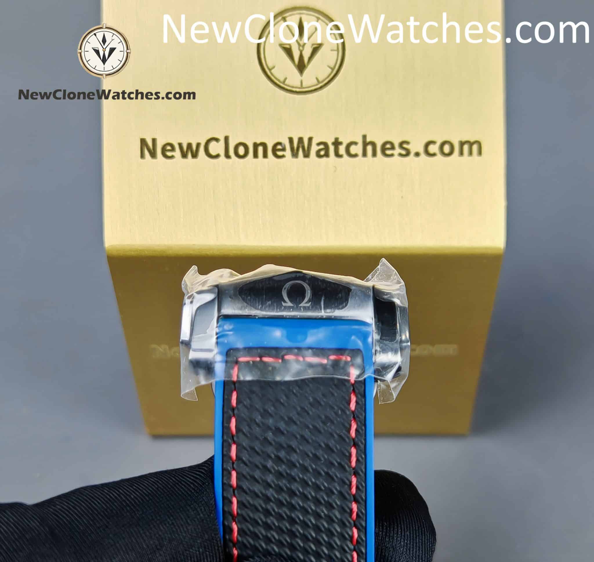 OMEGA Super Clone Watches 1:1 Seamaster Planet Ocean 600M ��ETNZ�� Deep Black 215.92.46.22.01.004 45.5MM