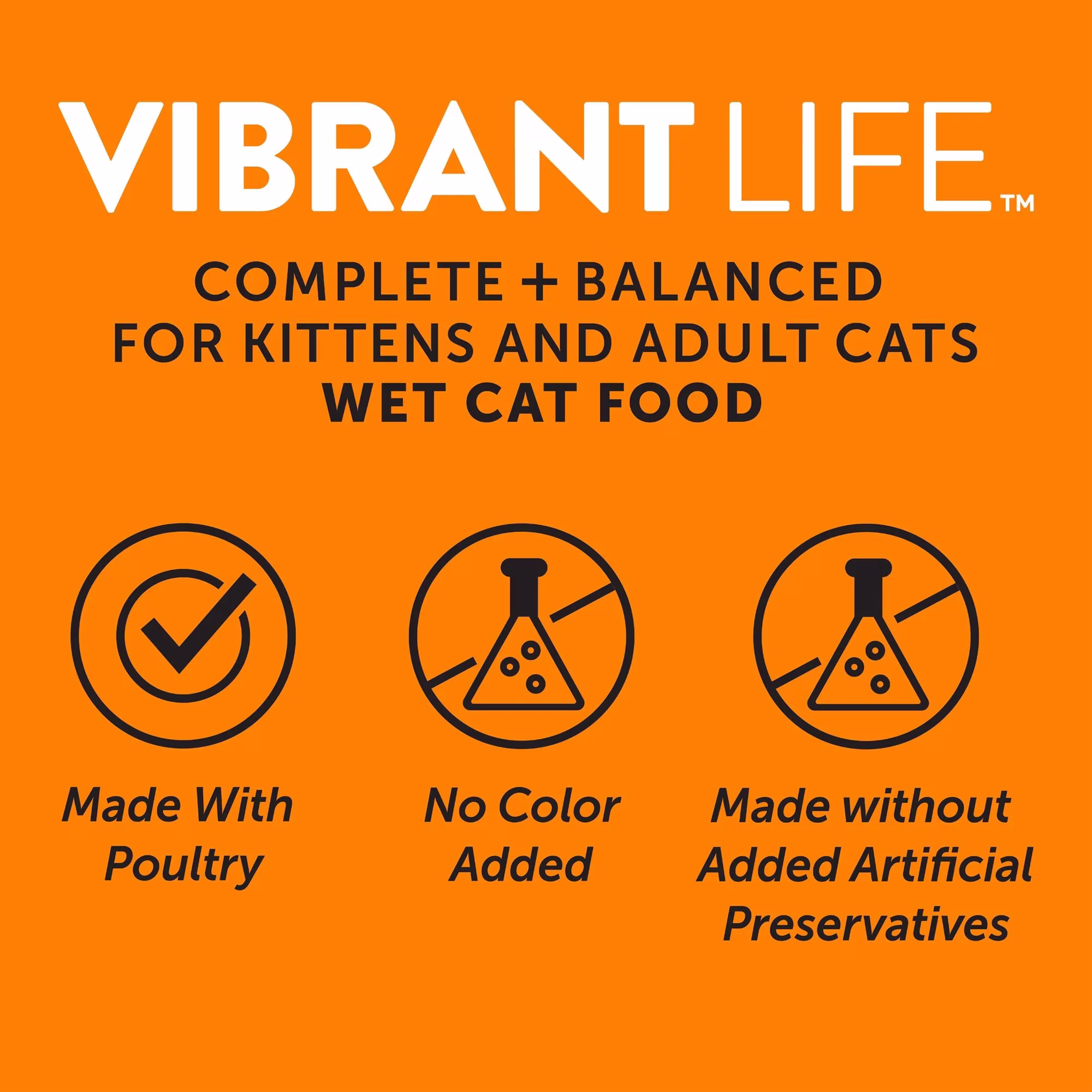 Vibrant Life Gourmet Chicken Pate Wet Cat Food, 3 oz Can