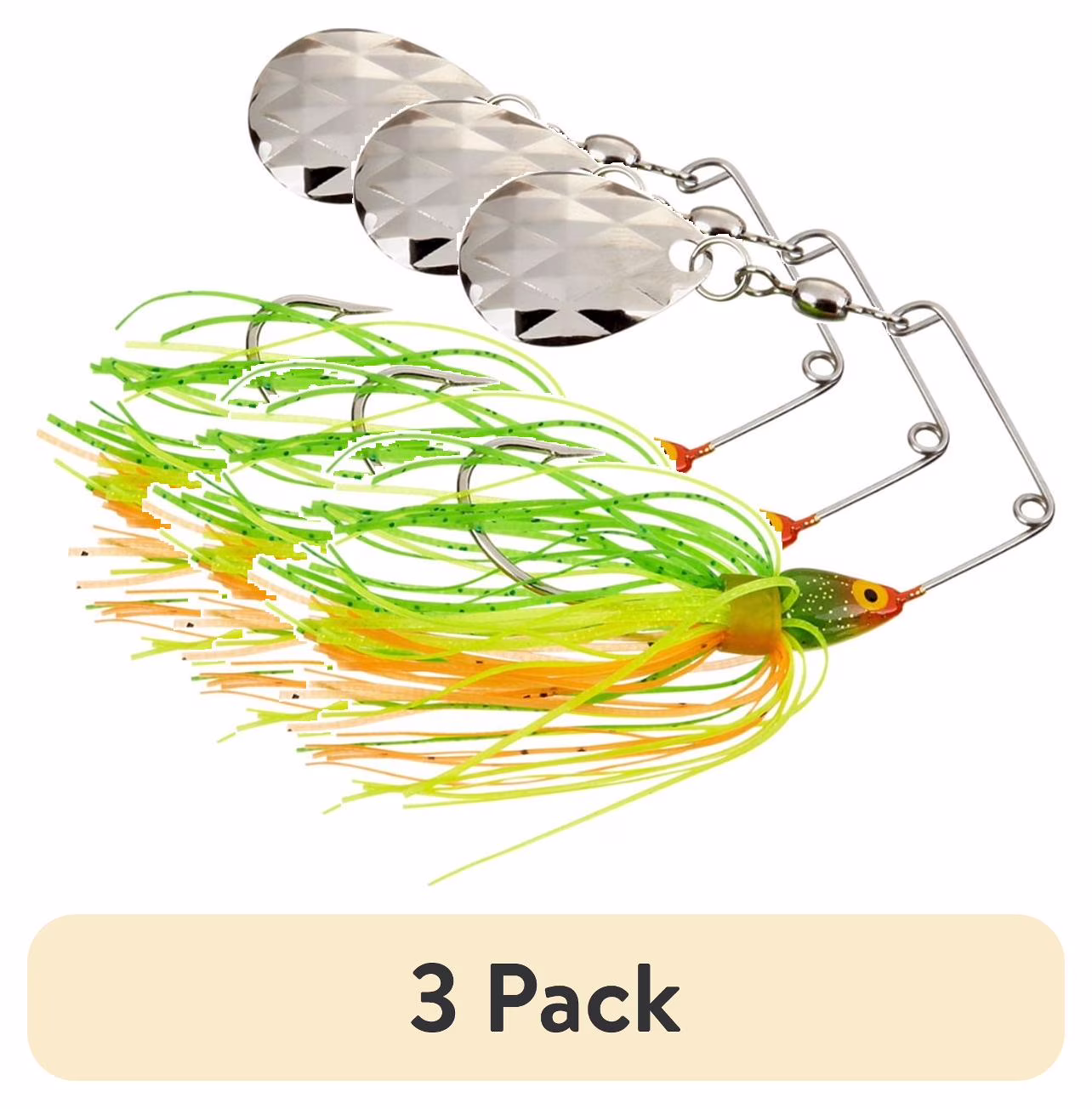 Strike King Mini-King Spinnerbait Lure 1/8oz White
