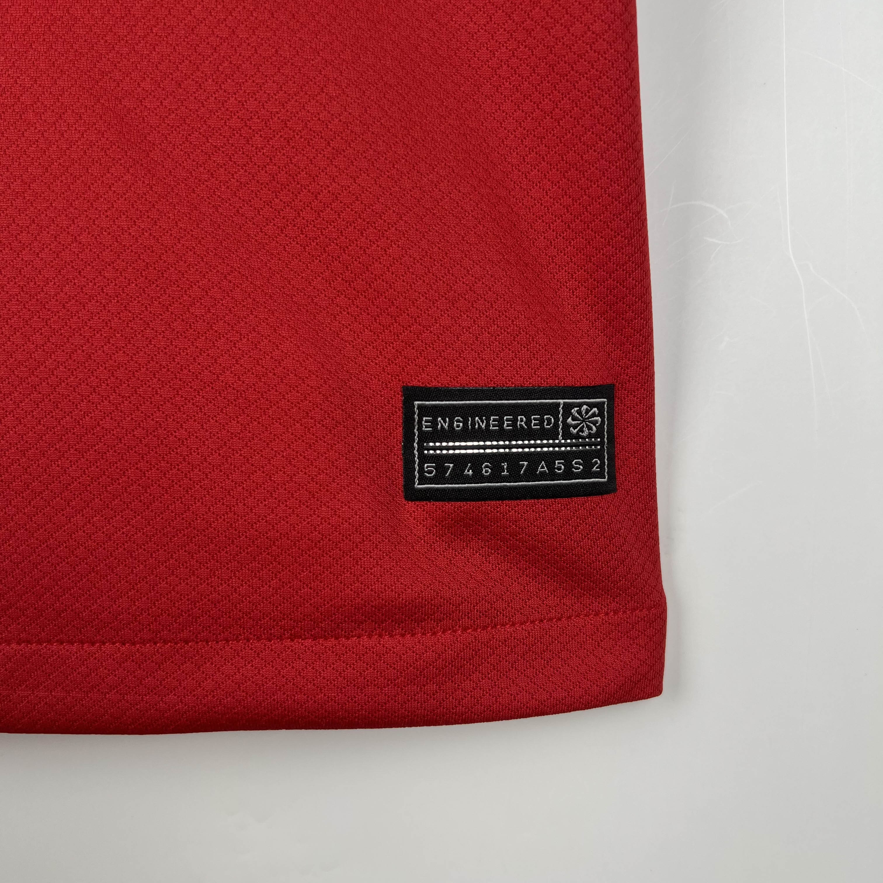 2023/2024 Liverpool home jersey.