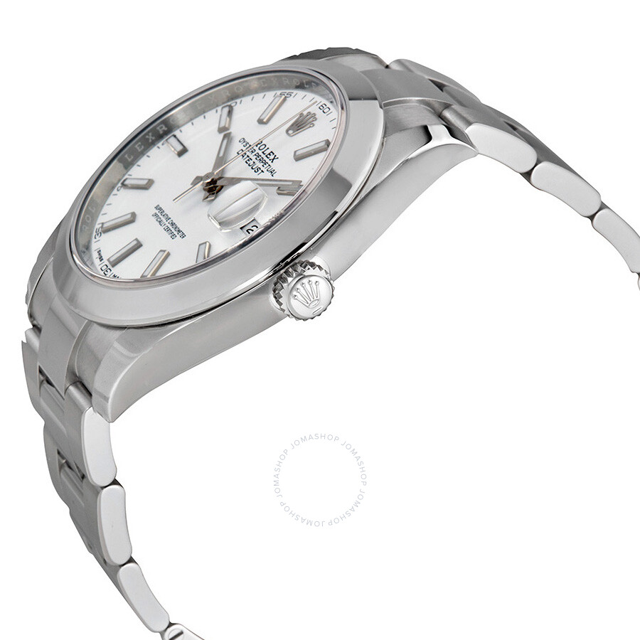 Rolex Oyster Perpetual Datejust White Dial Automatic Men s Watch 126300WSO（Lifetime free warranty+90-days replacement service & Refund!.）