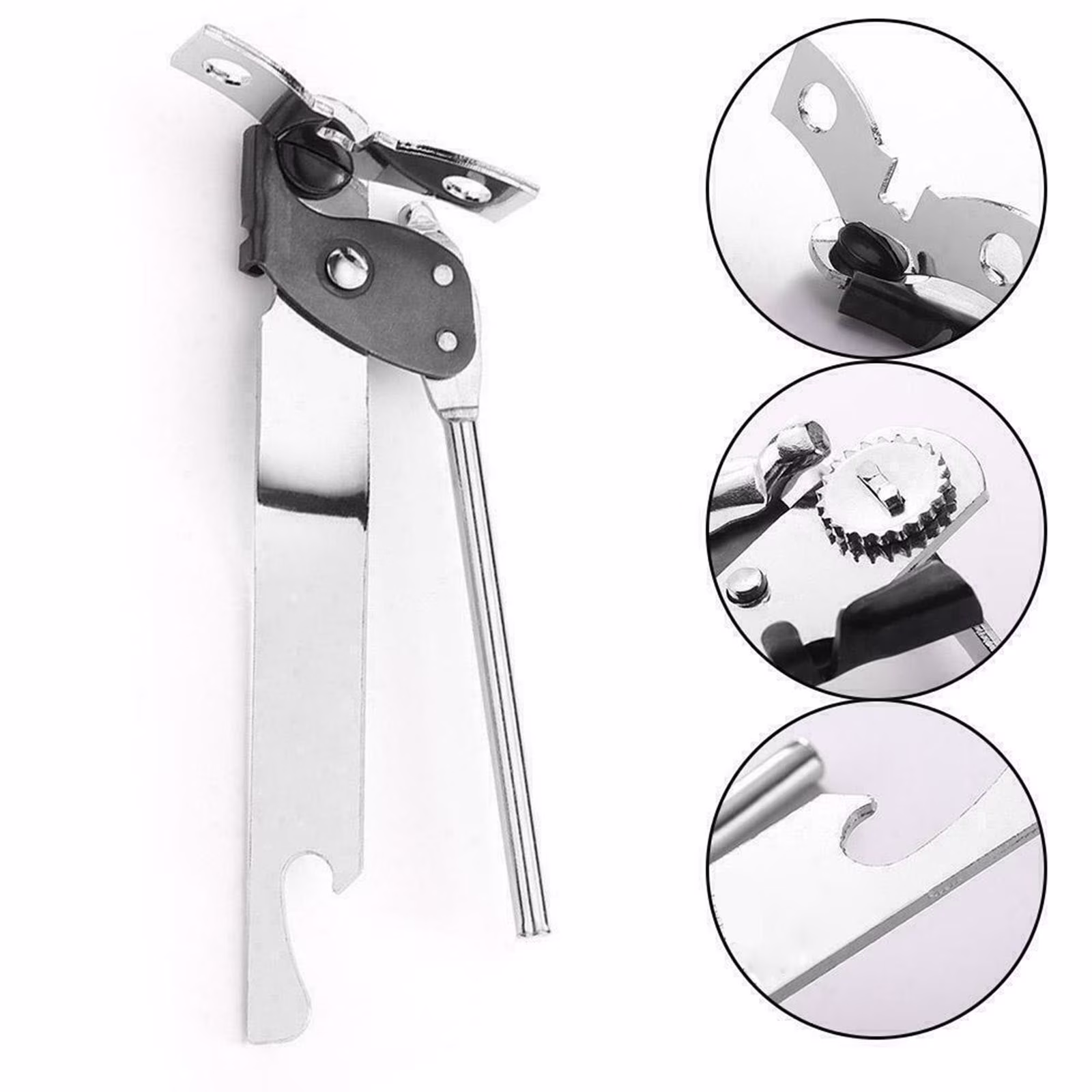 Clearance Manual Can Opener Kitchen Tools Steel Can DIY Opener Side Gadgets