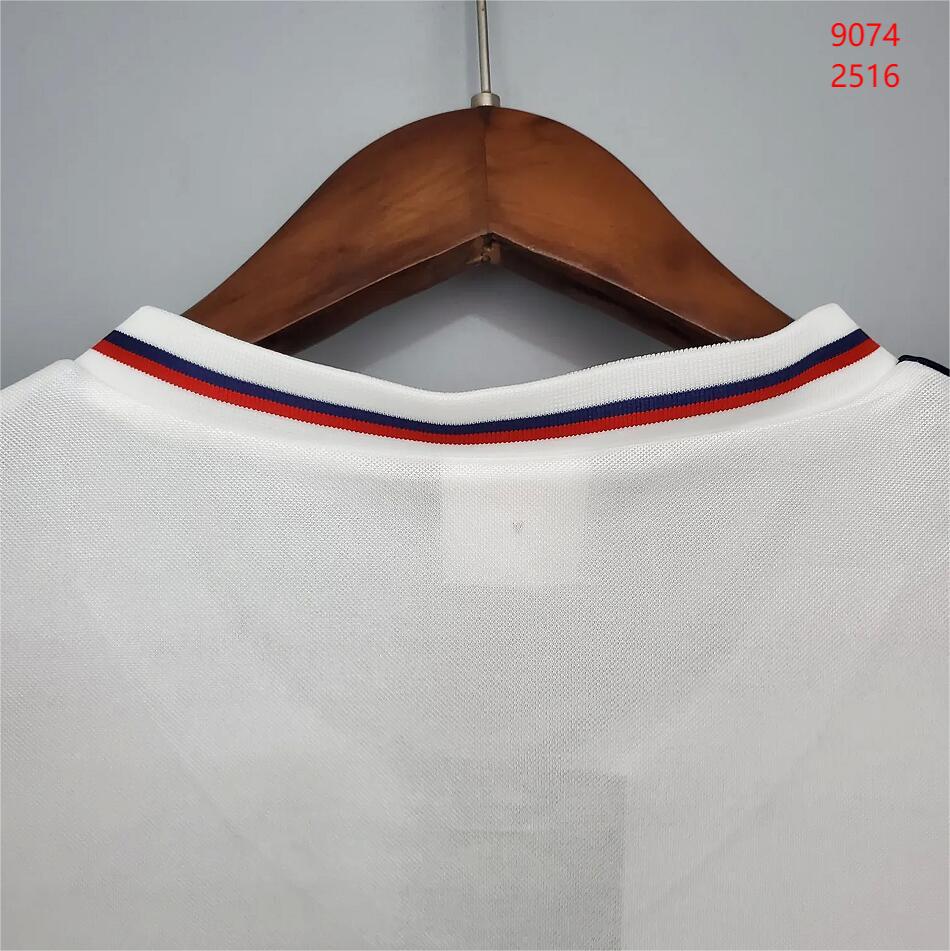 1982 England home white retro jersey