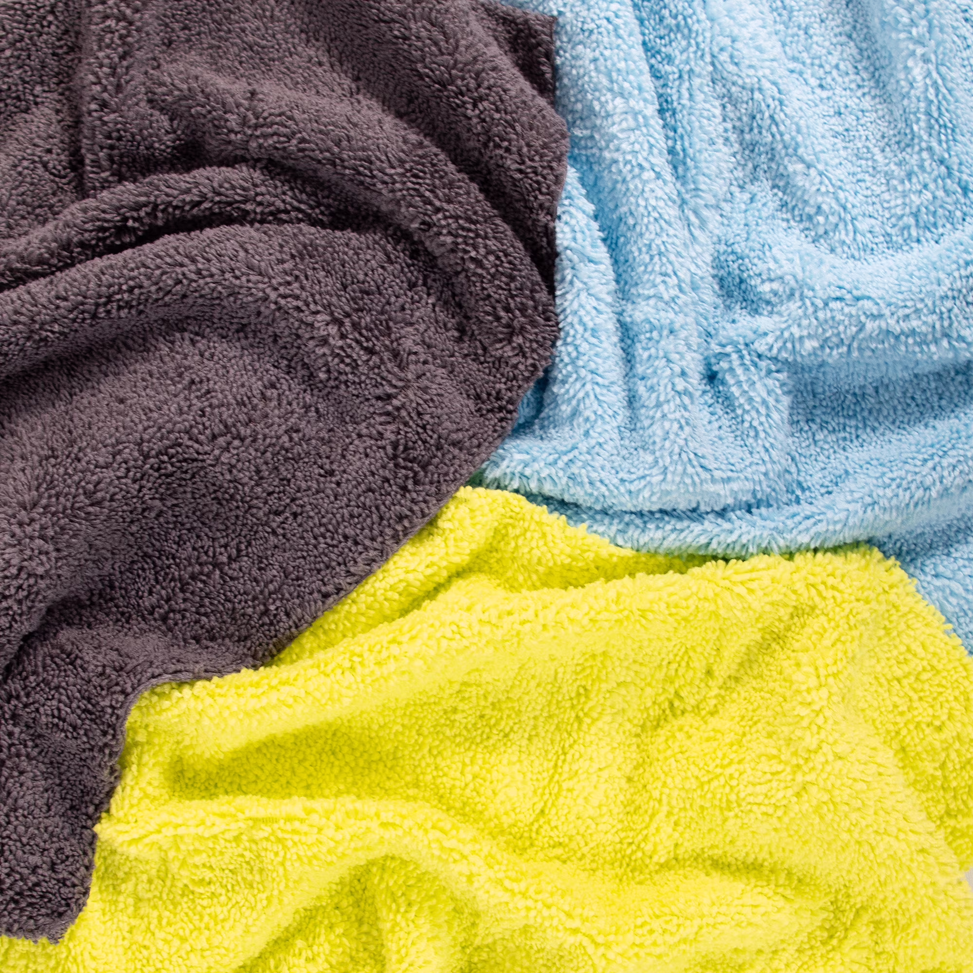 Auto Drive Microfiber Multi-Purpose Cleaning Towels, 2 Pack, Assorted Colors