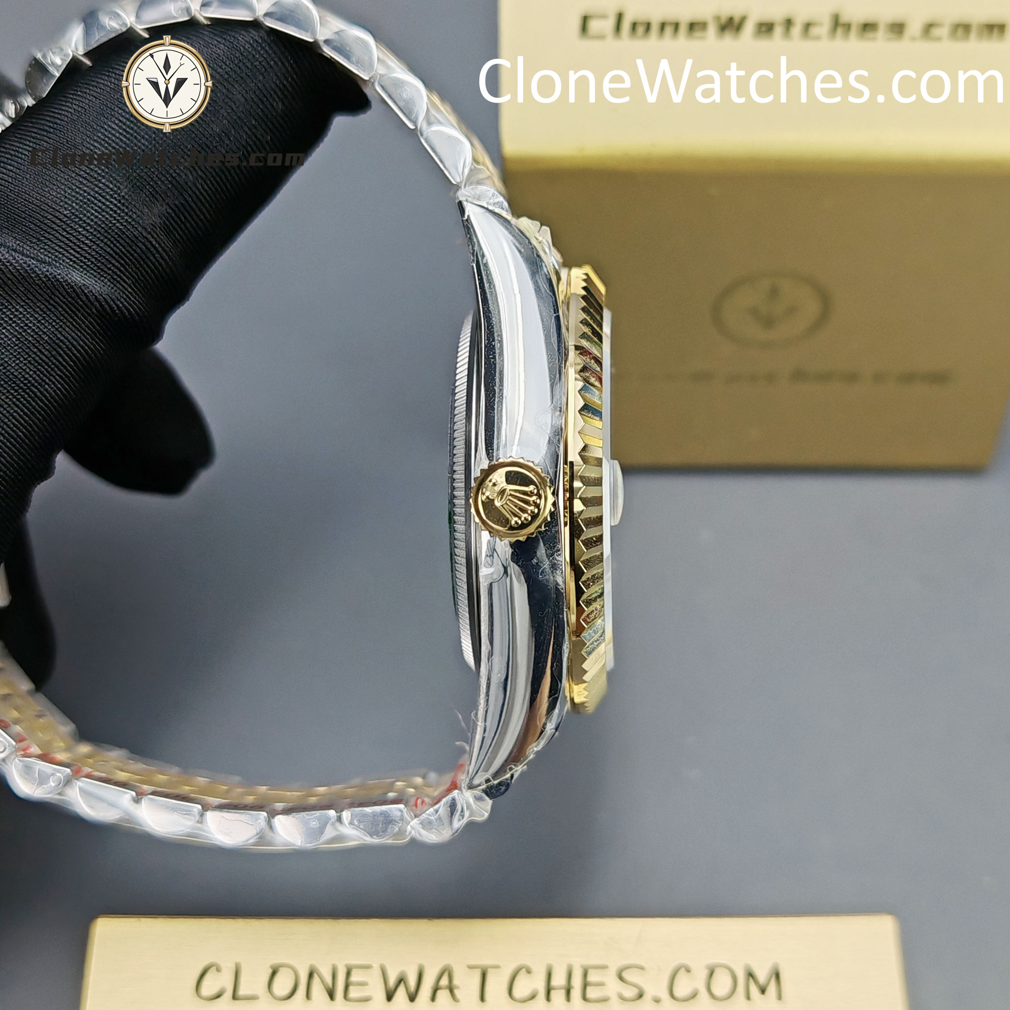 Rolex Super Clone Watches 1:1 Sky Dweller Black Dial Jubilee m336933-0004 9002 Movement