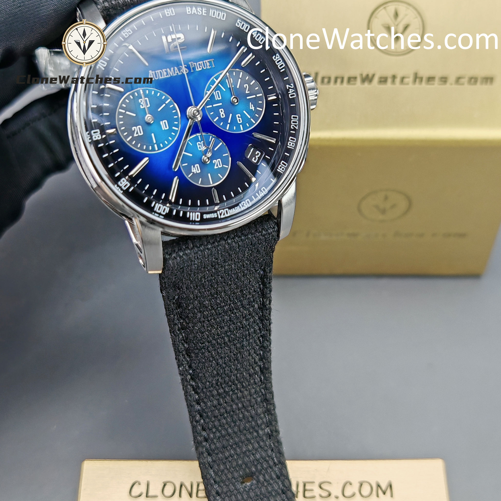 Audemars Piguet Super Clone Watches 1:1 Code 11.59 Smoky Blue Dial 26393BC 41mm