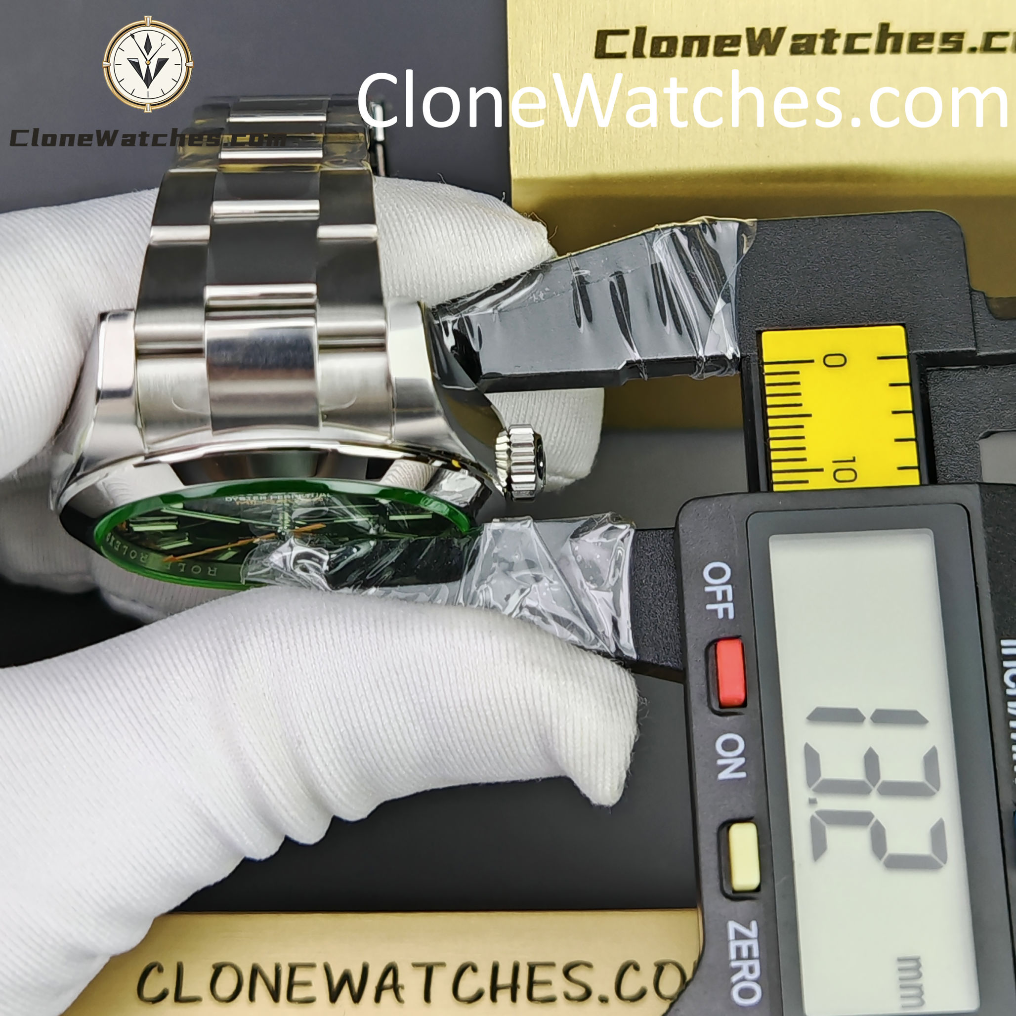 Rolex Super Clone Watches 1:1 Milgauss Blue Dial 3131 Movement