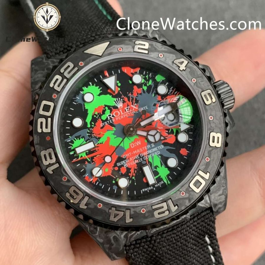 Modified Super Clone Watches 1:1 DIW Rolex GMT Master II “MOTLEY GMT” 3285 Movement