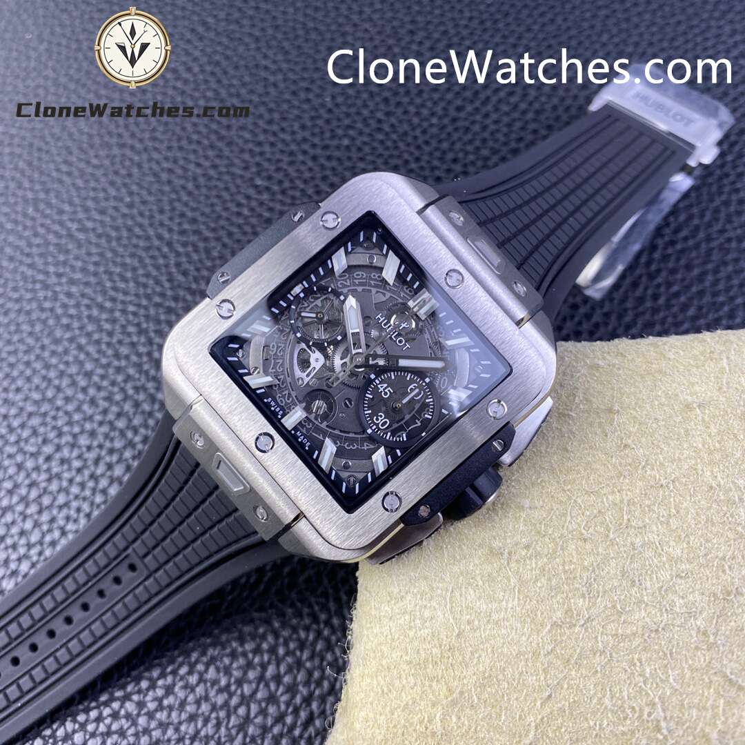 Hublot Super Clone Watches 1:1 Square Bang Unico Titanium 42MM 821.NX.0170.RX