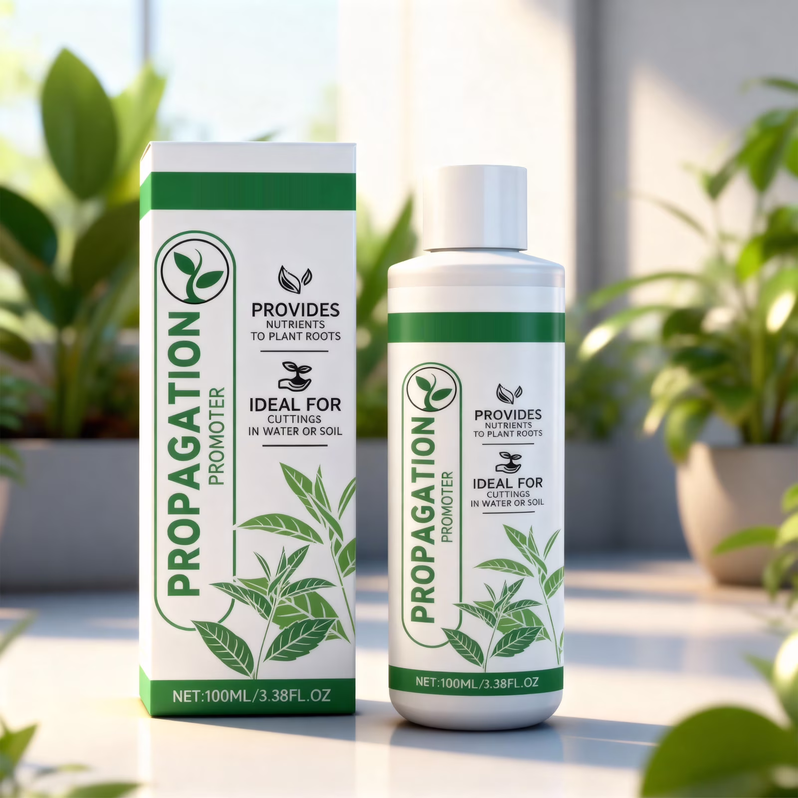 Houseplant Prop Drops - Propagation Promoter, Healthier Plants ,Easy-to-Use Liquid Formula for Water Soil Propagation As Show