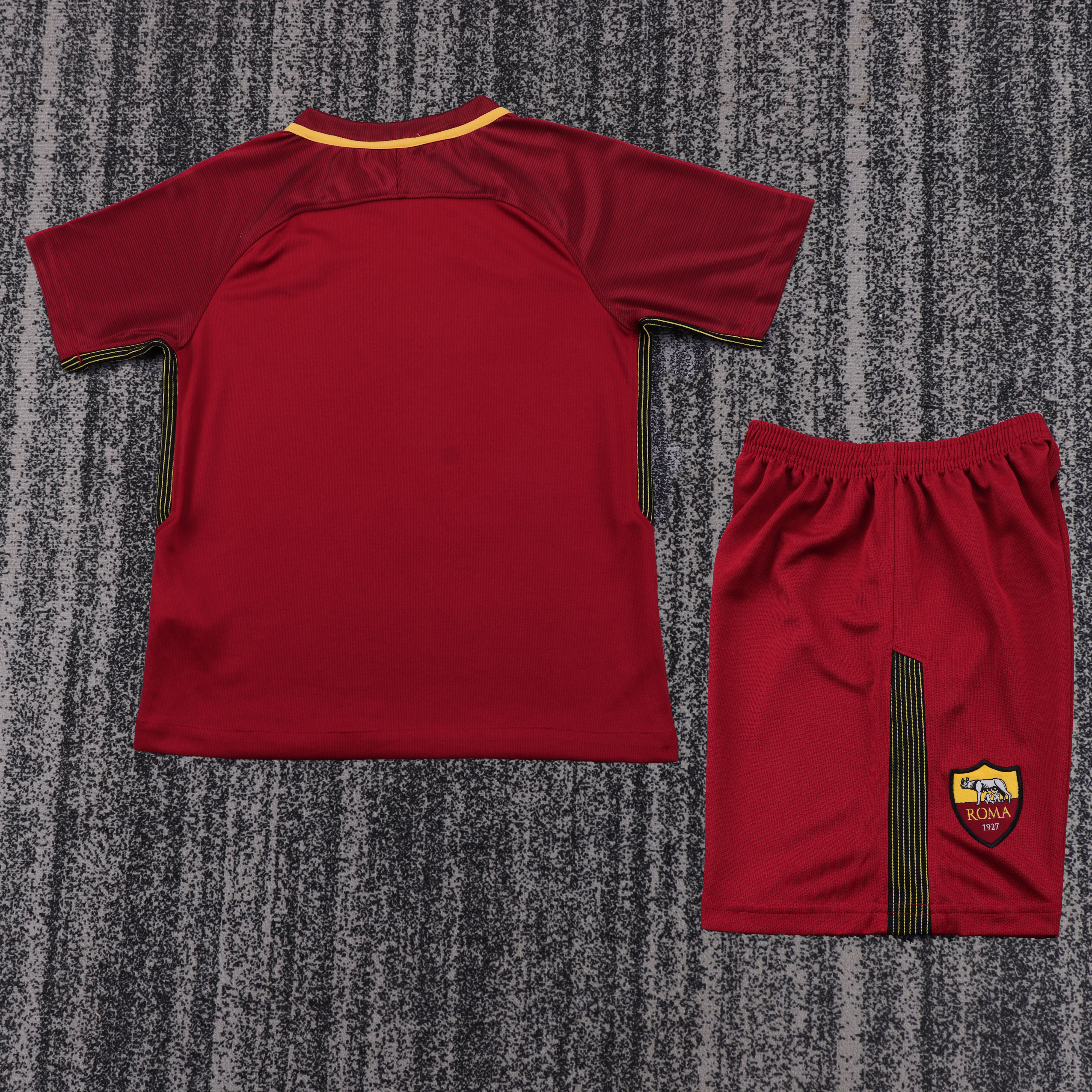 2017-18 Rome Home Retro Children's Jersey Set - Fans Edition