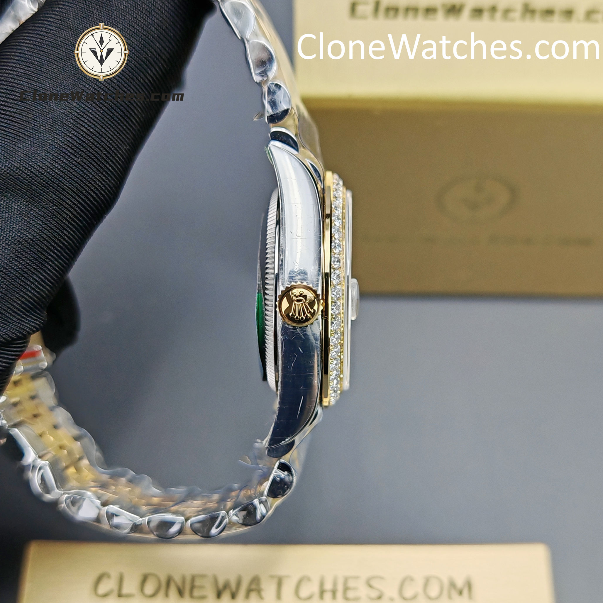 Rolex Super Clone Watches 1:1 DateJust m278383rbr-0024 Jubilee 31MM 2236 Movement