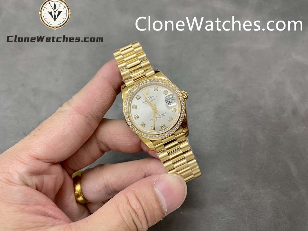 Rolex Super Clone Watches 1:1 DateJust m278288rbr-0028 President 31MM 2236 Movement