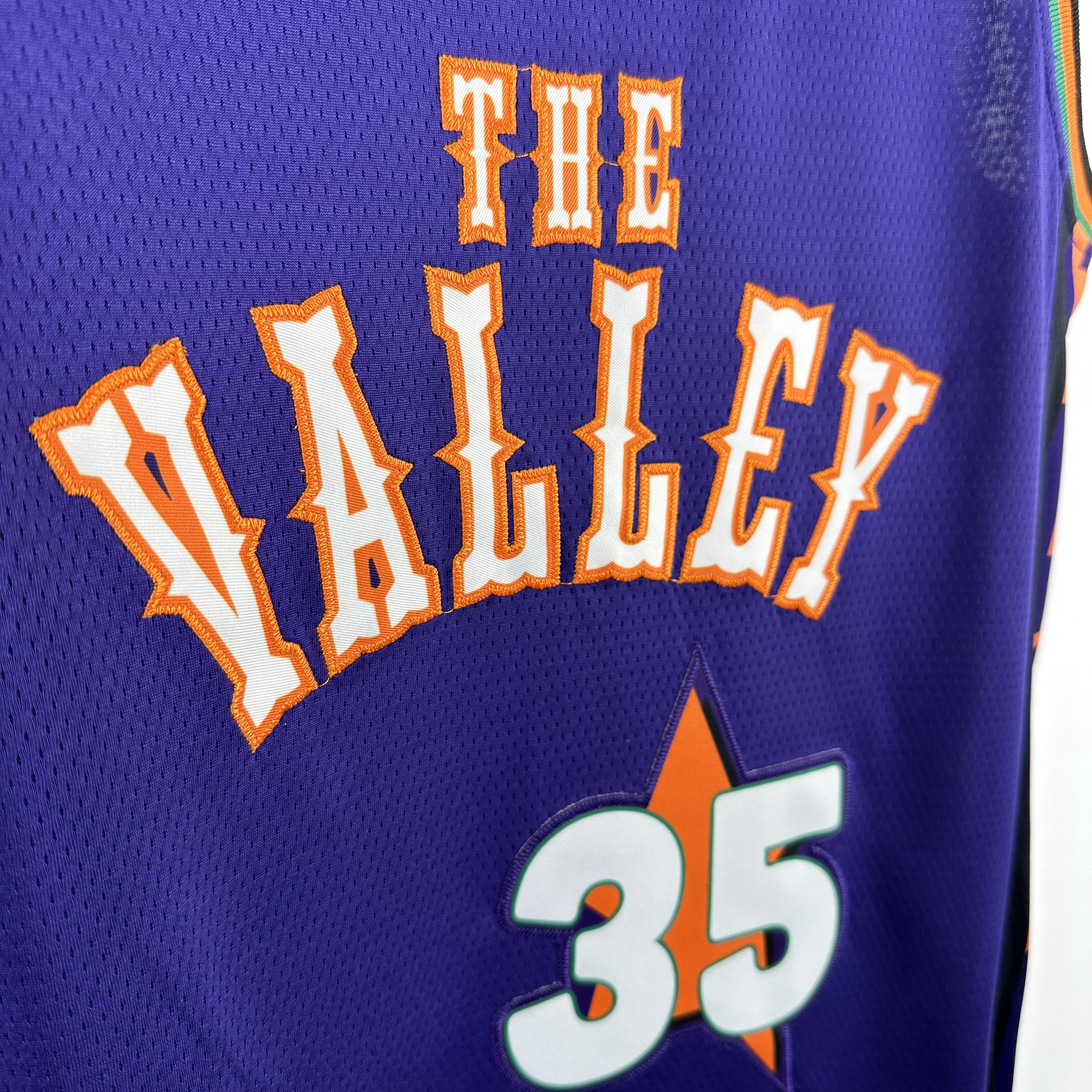 Embroidery 25th season Suns City Edition No. 35 Durant