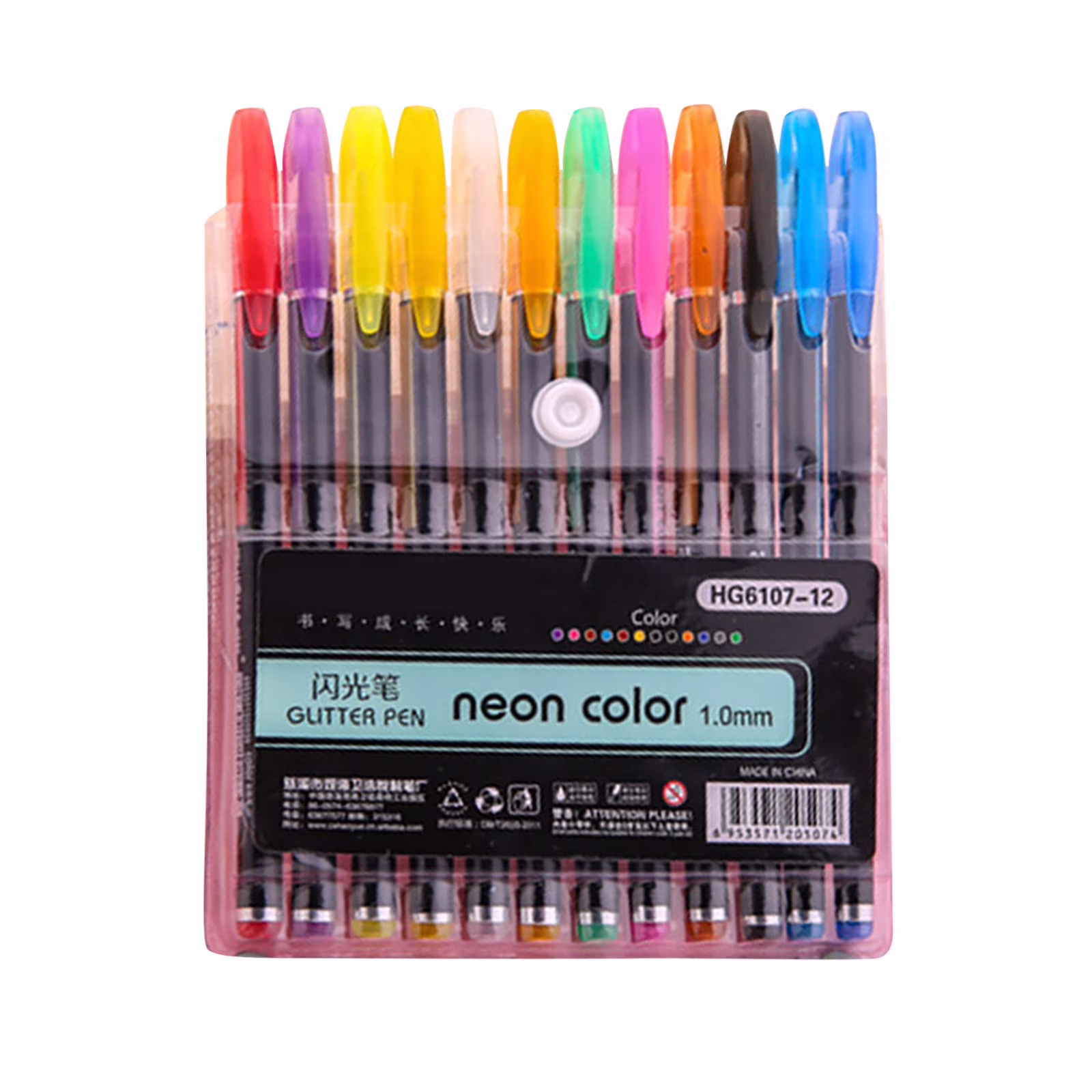 BESEW7 Flash Pen Fluorescent Marker Highlighter for Bible Study No Bleed Pastel Colors 12 Set Assorted for Journaling Art DIY