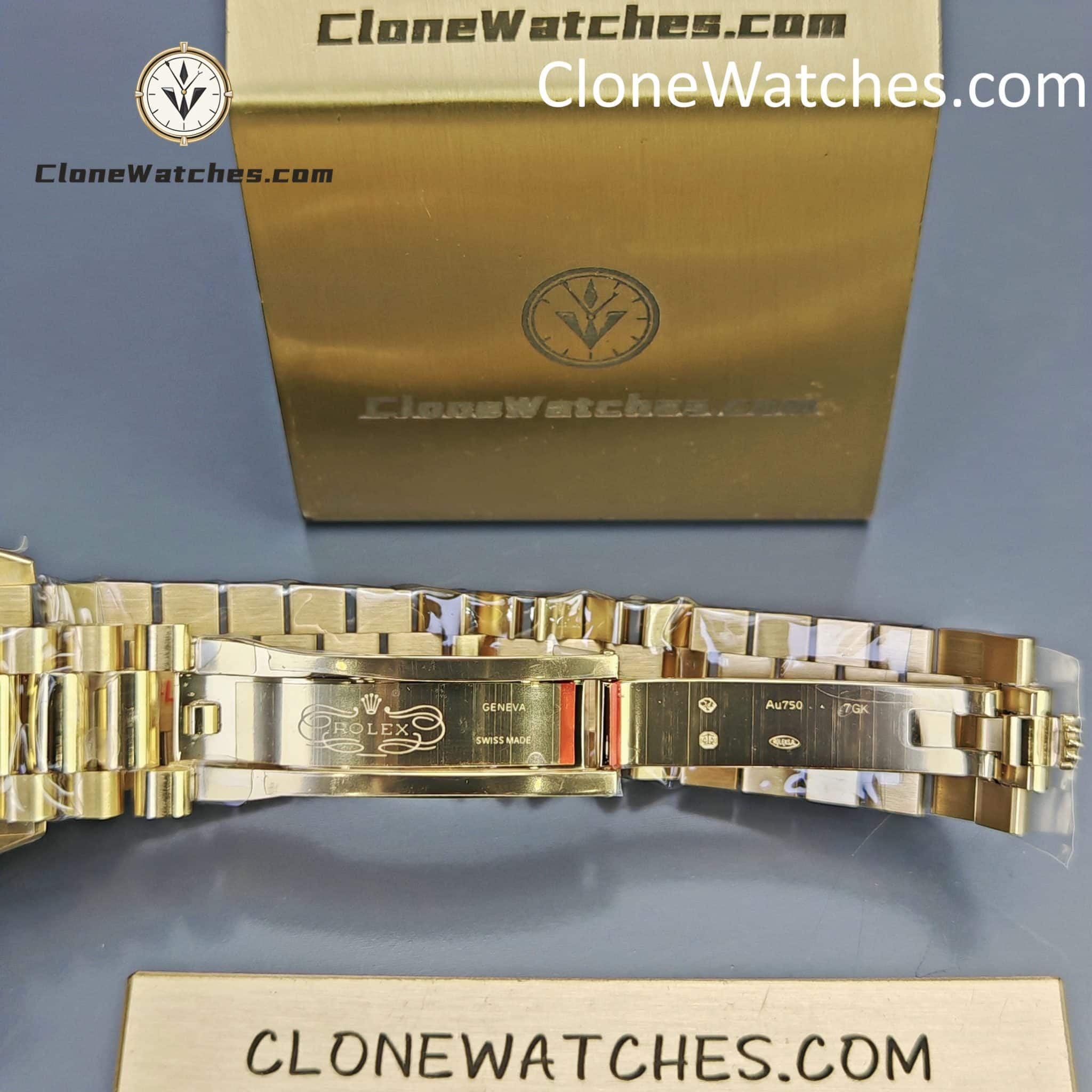Rolex Super Clone Watches 1:1 Day Date Green Dial M228398tbr-0040 40mm 3255 Movement