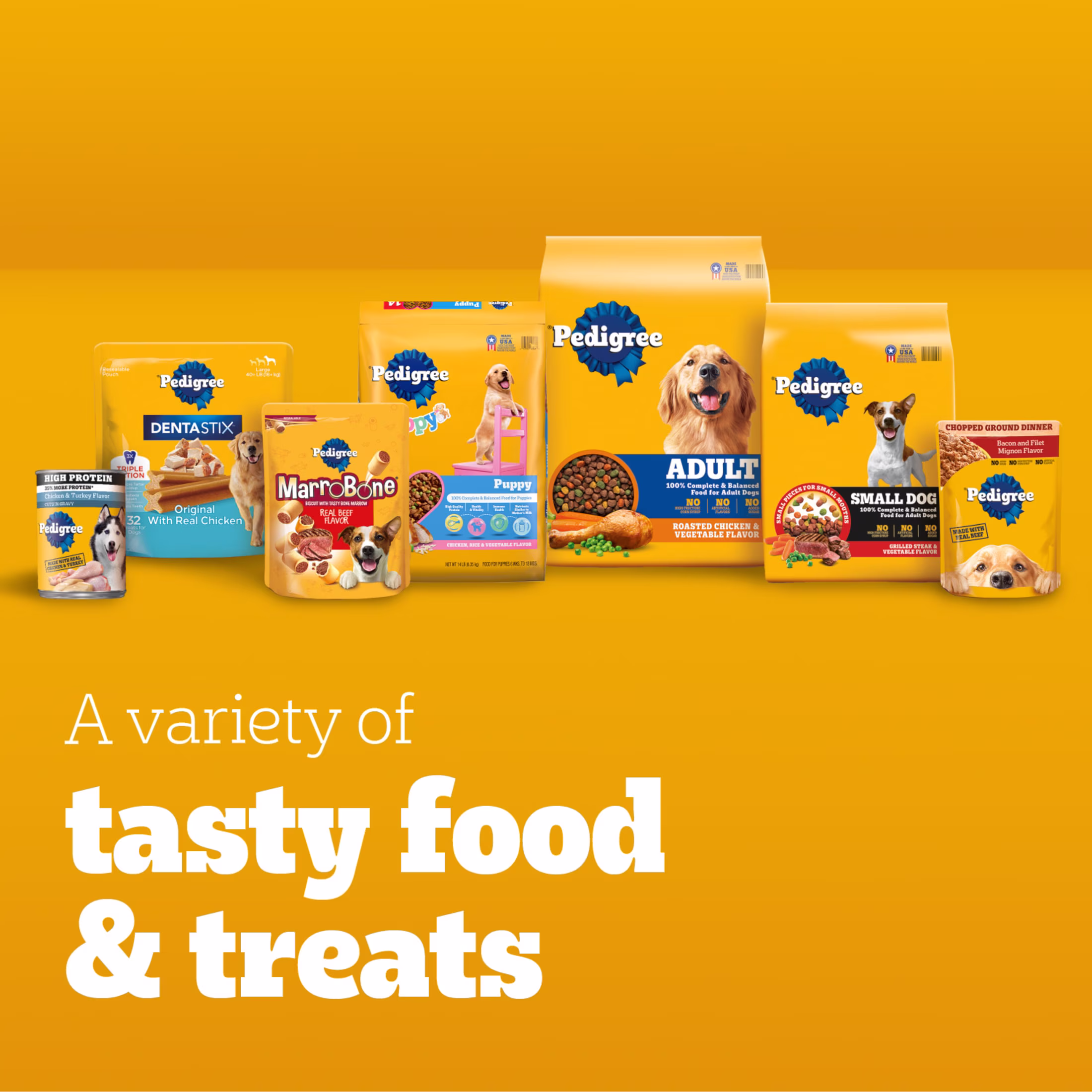 (6 pack) Pedigree Puppy Lamb & Rice Chopped Ground Dinner With Chicken & Beef Wet Puppy Food, (12) 13.2 Oz Cans