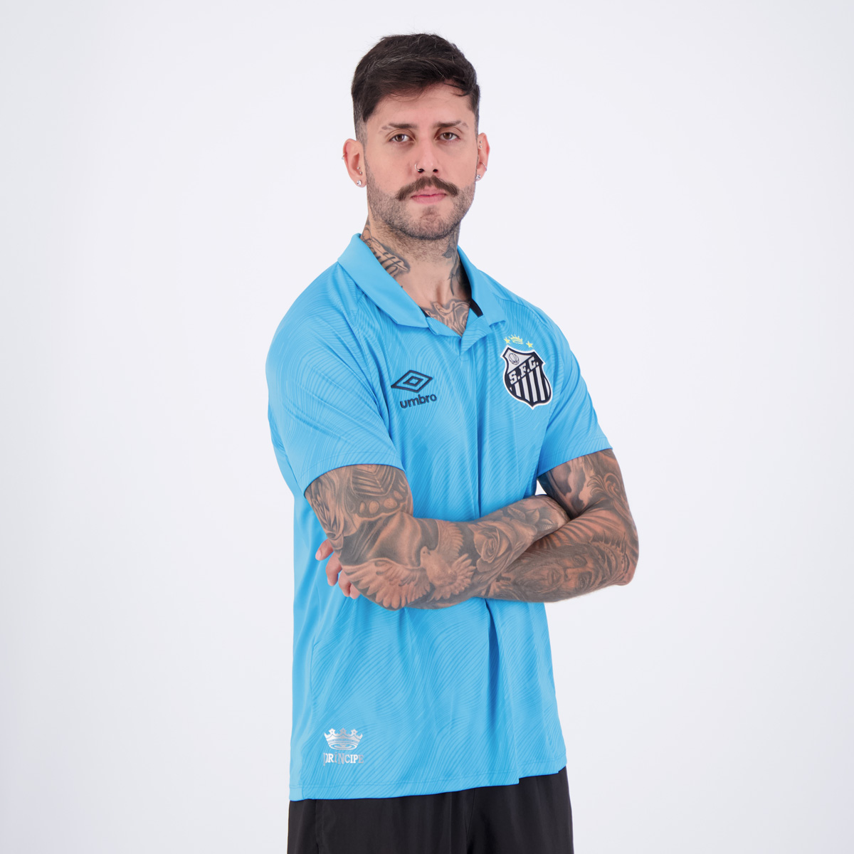 Camisa Umbro Santos Edi??o Especial 2025 10 Neymar Azul