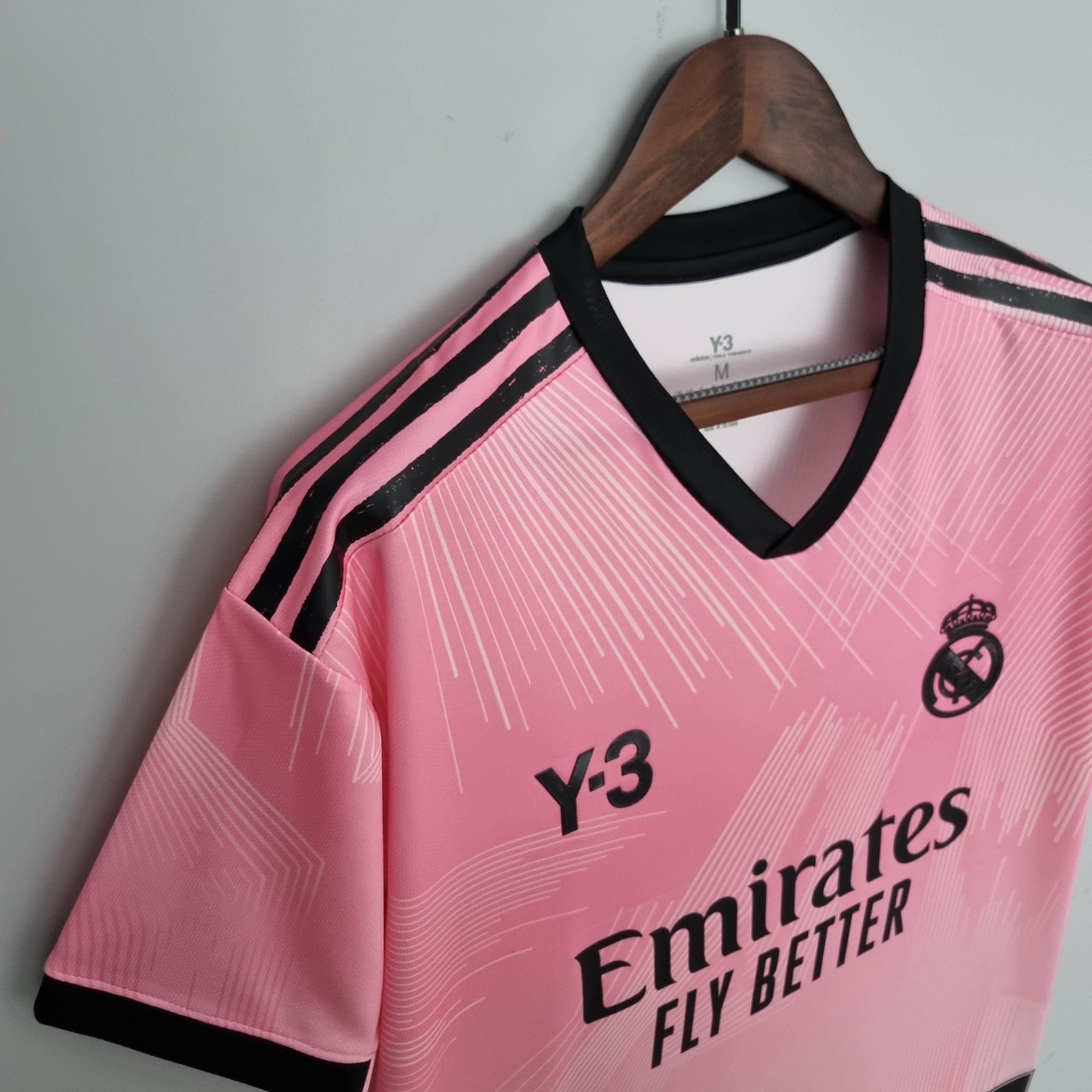 2022 Real Madrid Y-3 Special Edition Pink Football Shirt
