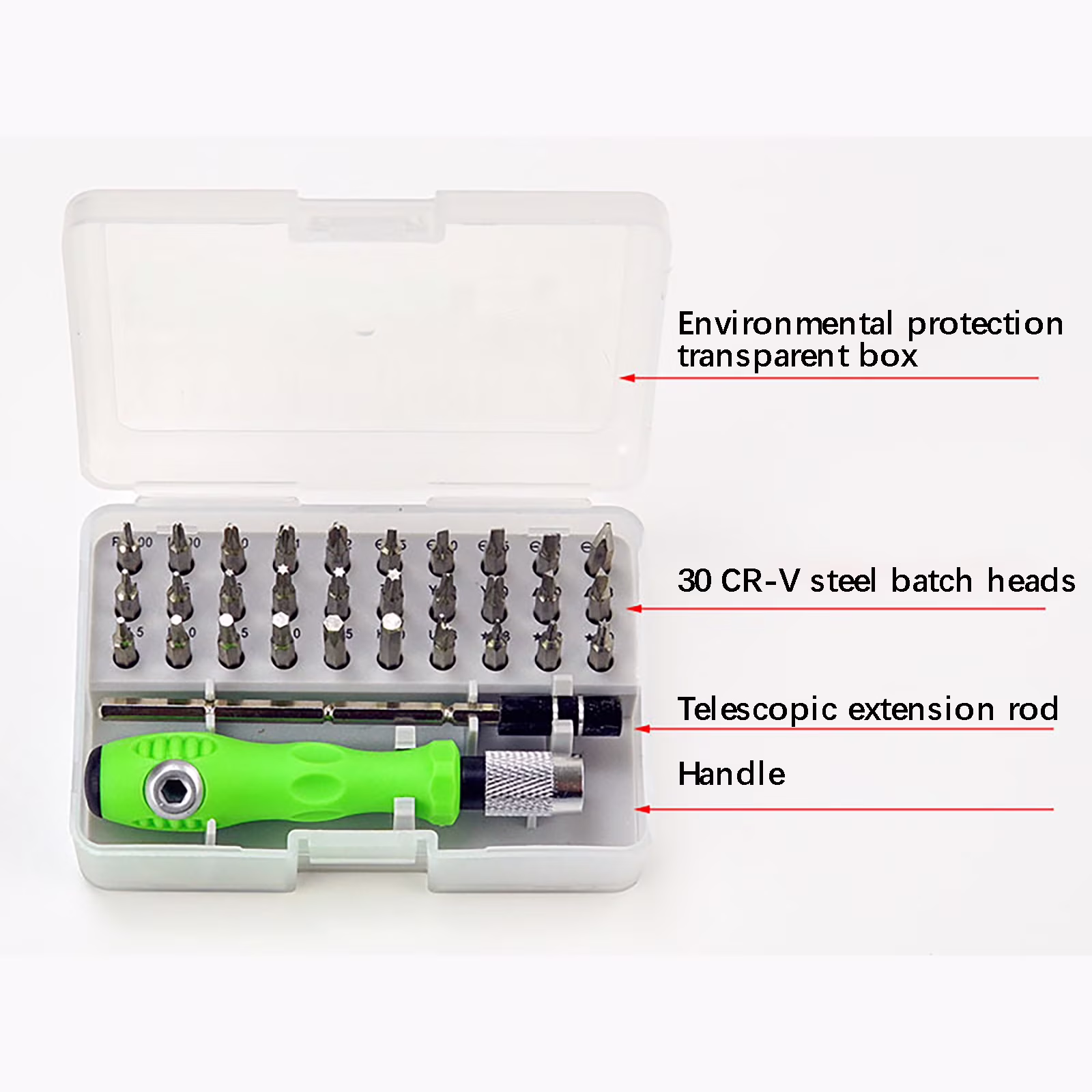 WQQZJJ Tool Set Precision Screwdriver Set 32 in 1 Mini Magnetic Screwdriver Set Repair Tool Set Up To 40% Off Home on Clearance