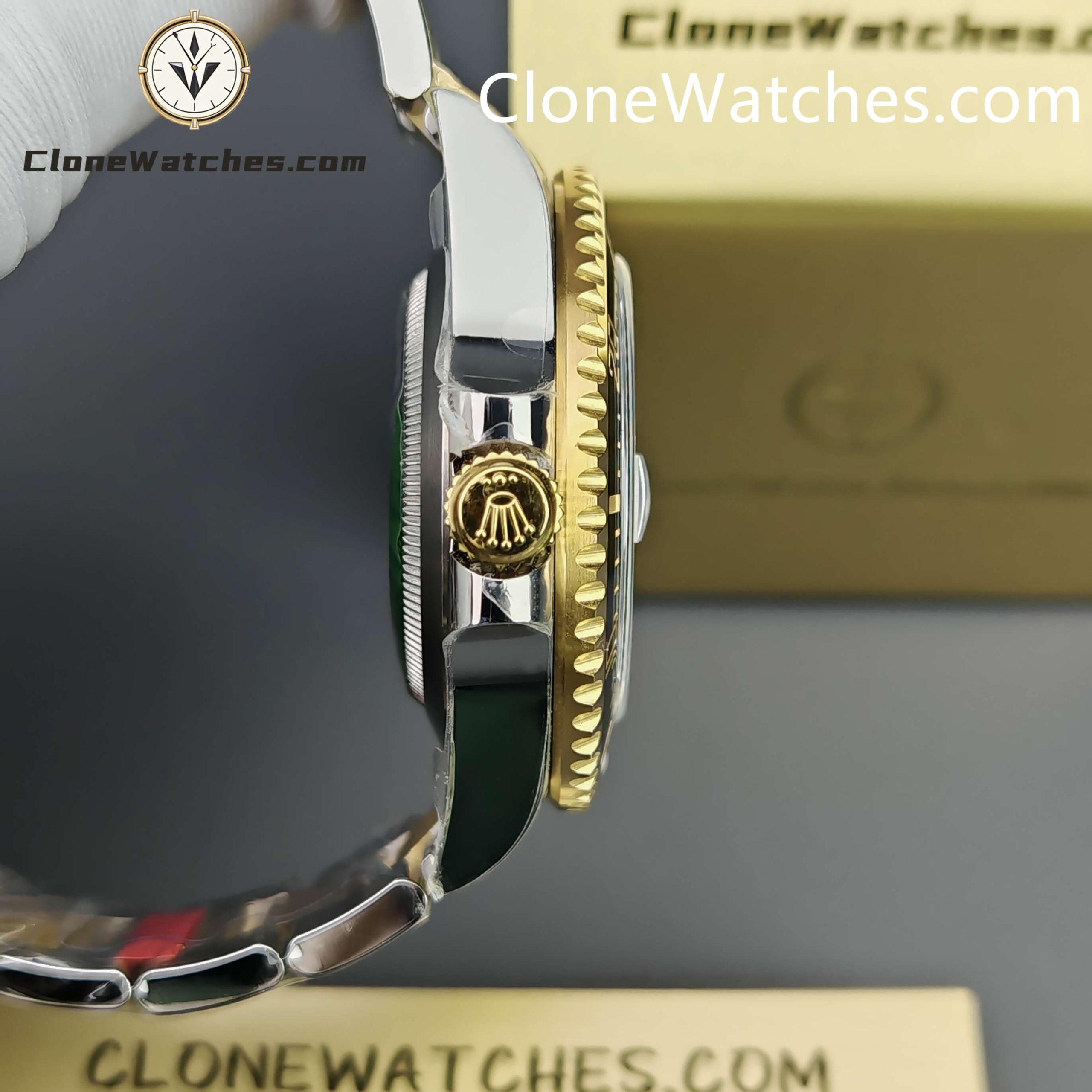 Rolex Super Clone Watches 1:1 Sea Dweller Yellow Gold Black Dial 126603 3235 Movement