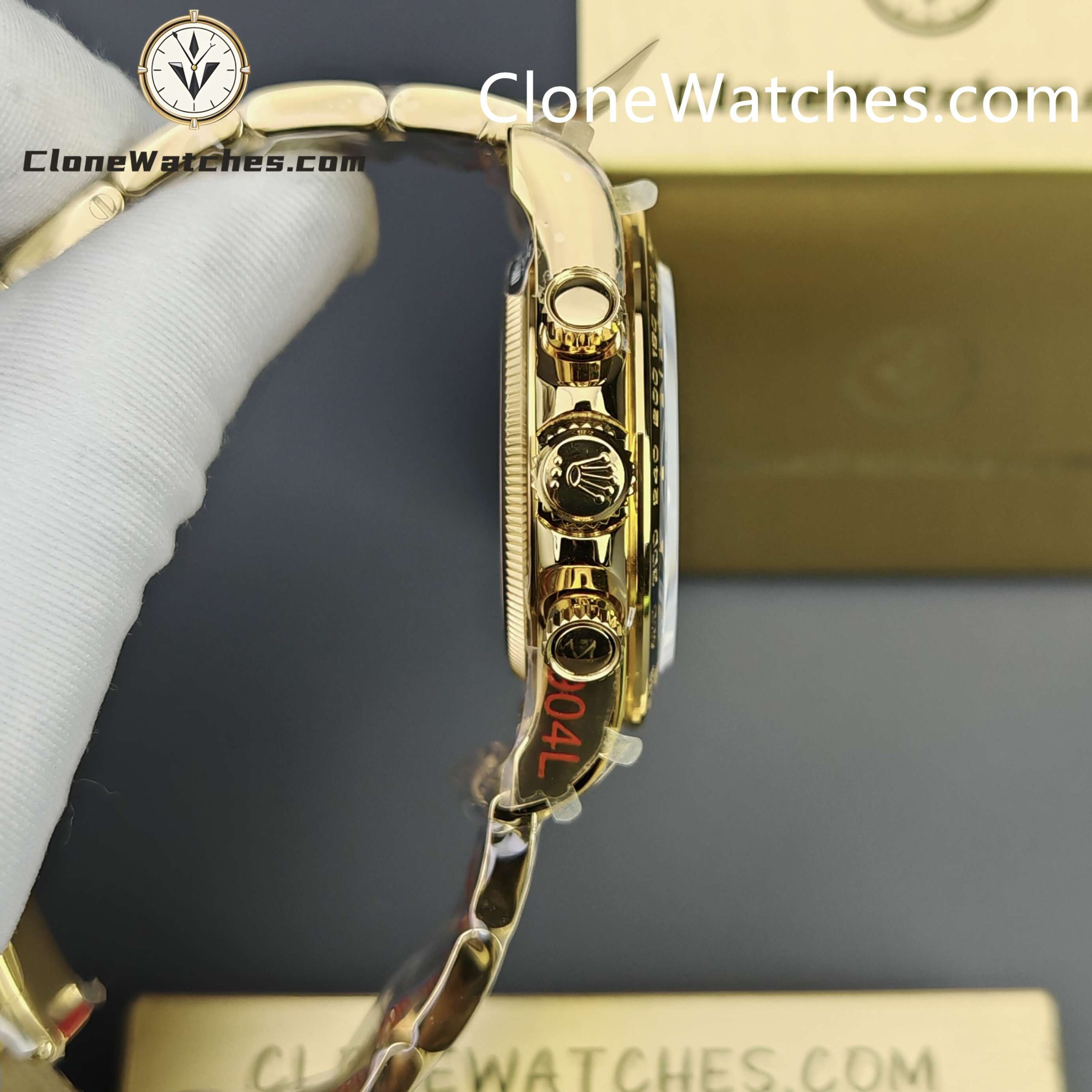 Rolex Super Clone Watches 1:1 Le Mans Daytona 100 Years Anniversary 18K Gold 4132 Movement