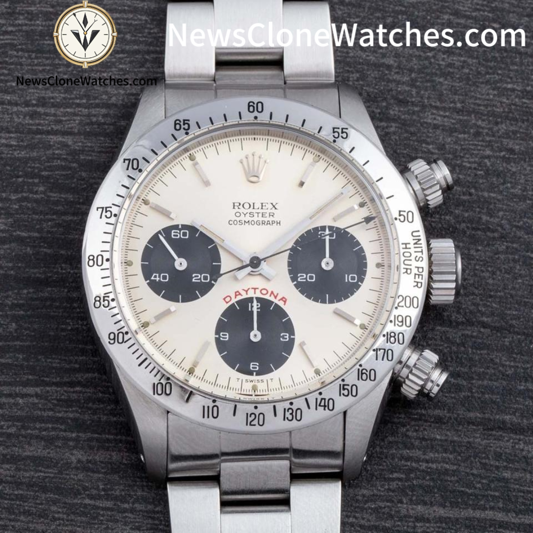 Rolex Daytona 6239 Stainless steel bi-color black and silver LIMITED