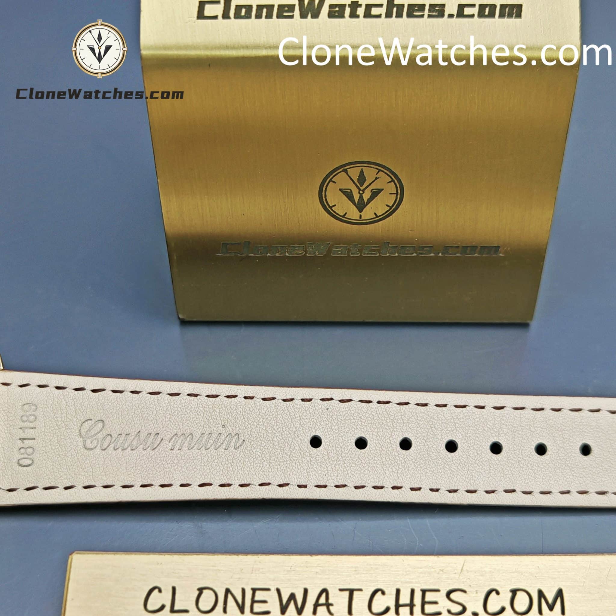 Vacheron Constantin Super Clone Watches 1:1 Patrimony Rose Gold 4010U/000R-B329 White Dial