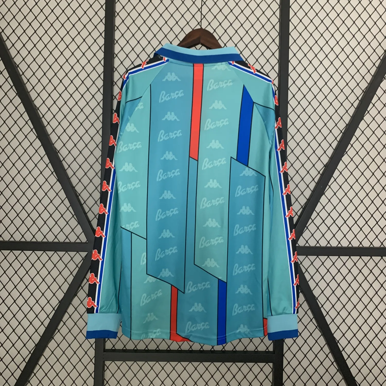 1996/97 Barcelona Away Long Sleeve Retro Shirt