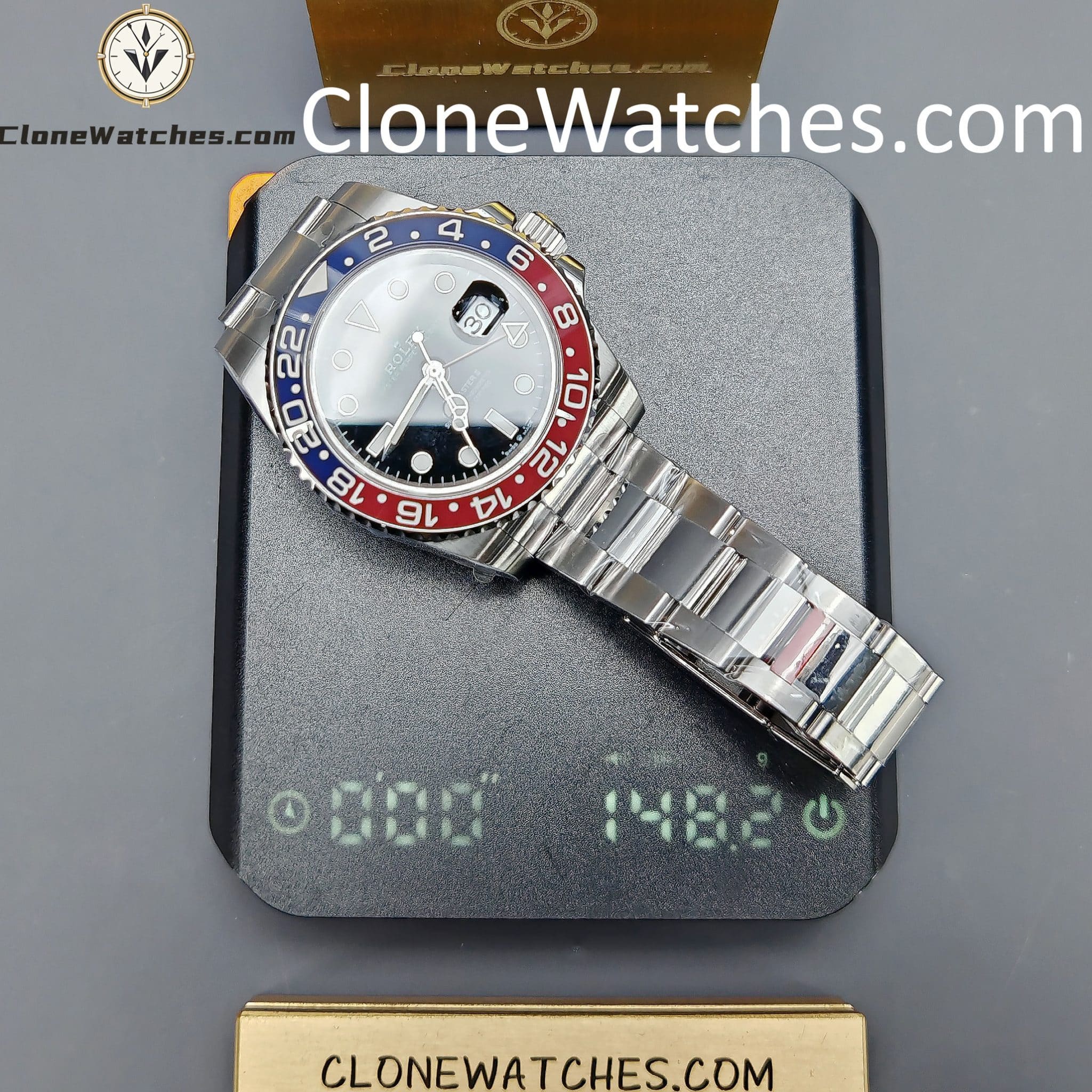 Rolex Super Clone Watches 1:1 Pepsi GMT Master II M126710blro Oyster 3285 Movement