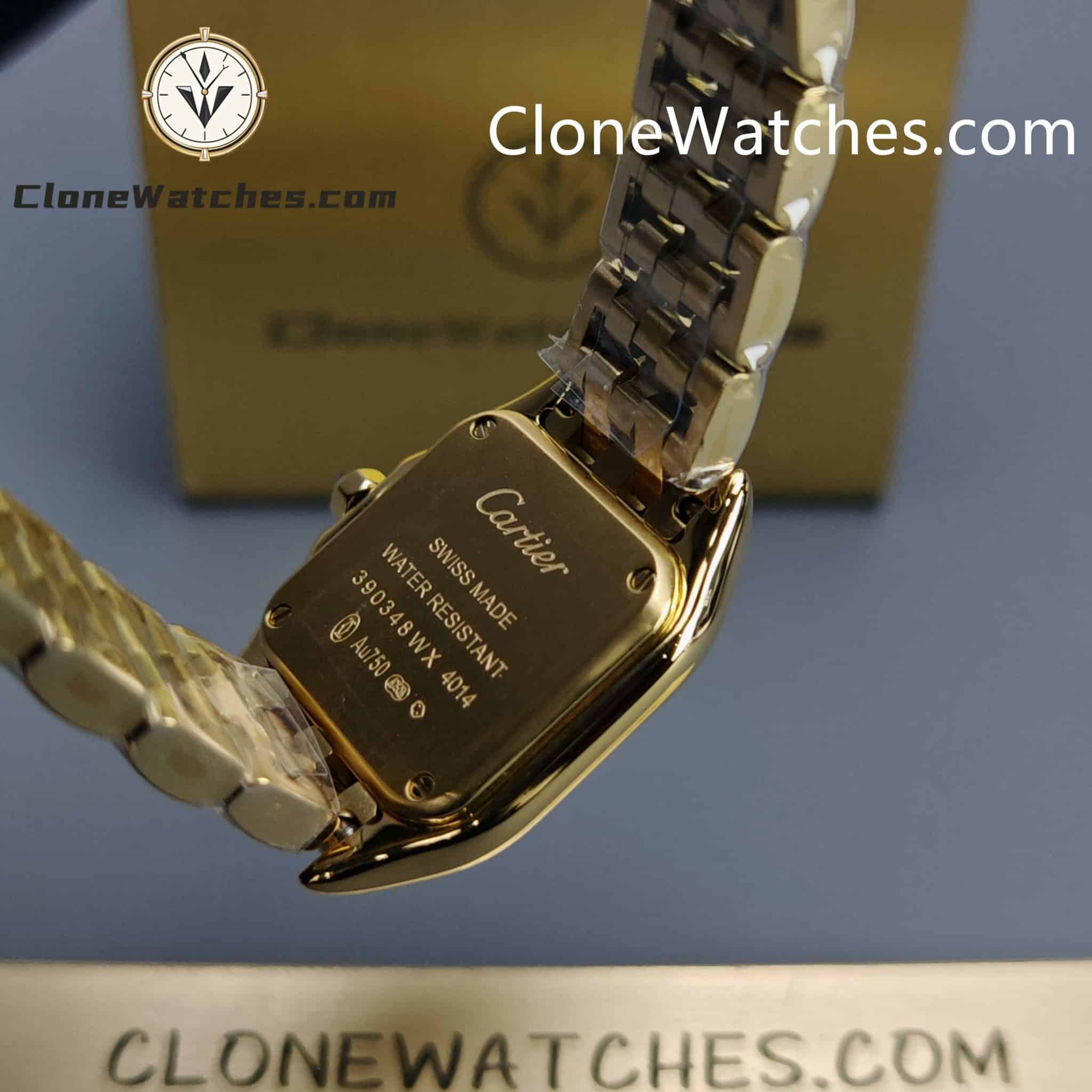 Cartier Super Clone Watches 1:1 PANTHÈRE DE CARTIER White Dial 22mm x30mm WGPN0059