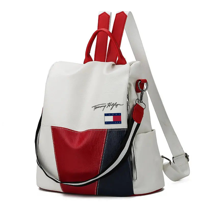 sieviešu mīkstas ādas plecu soma