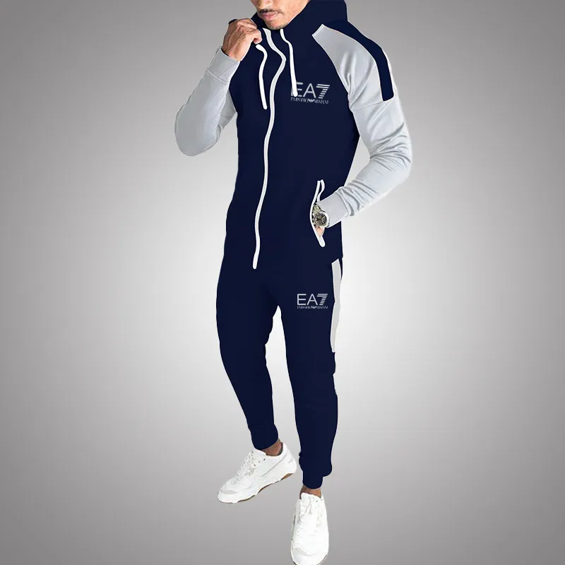 Dwuczęściowy dres męski (kurtka + spodnie)