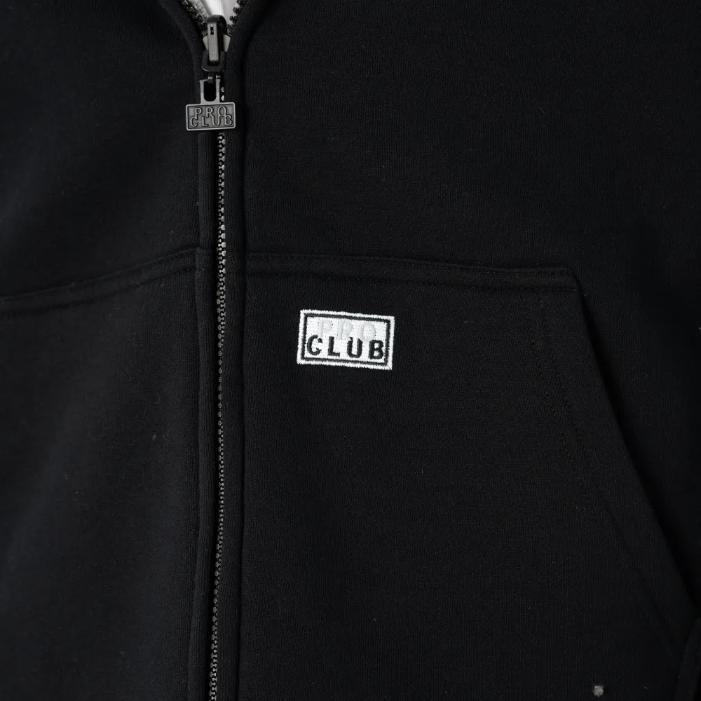 Pro Club Men's Heavyweight Basic Reversible Thermal Zip-Up Hoodie
