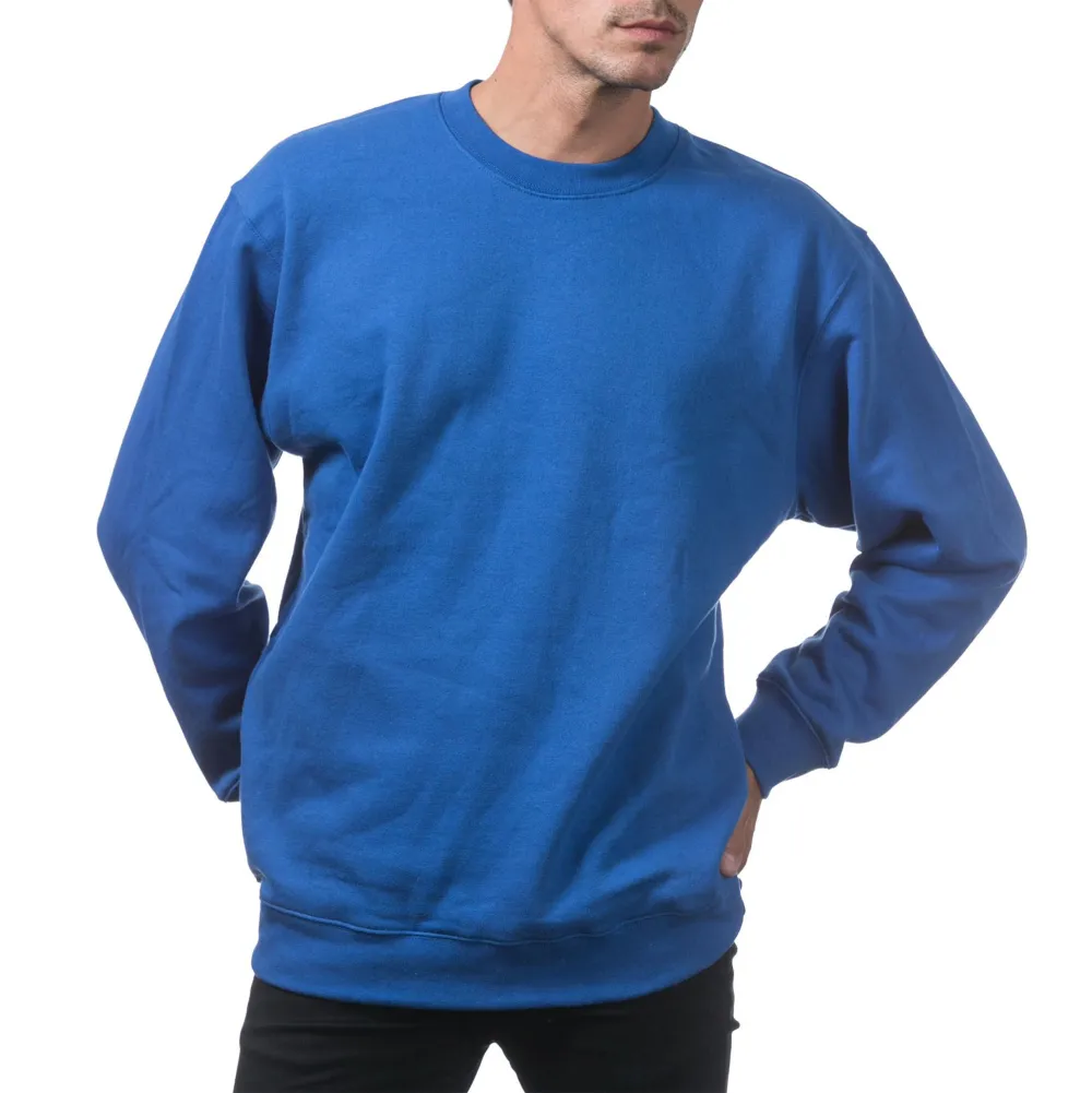 Pro Club Men's Heavyweight 13oz Crew Neck Fleece Pullover Sweatshirt