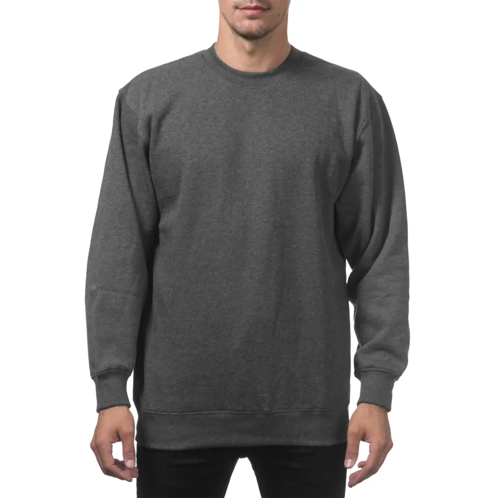 Pro Club Men's Heavyweight 13oz Crew Neck Fleece Pullover Sweatshirt