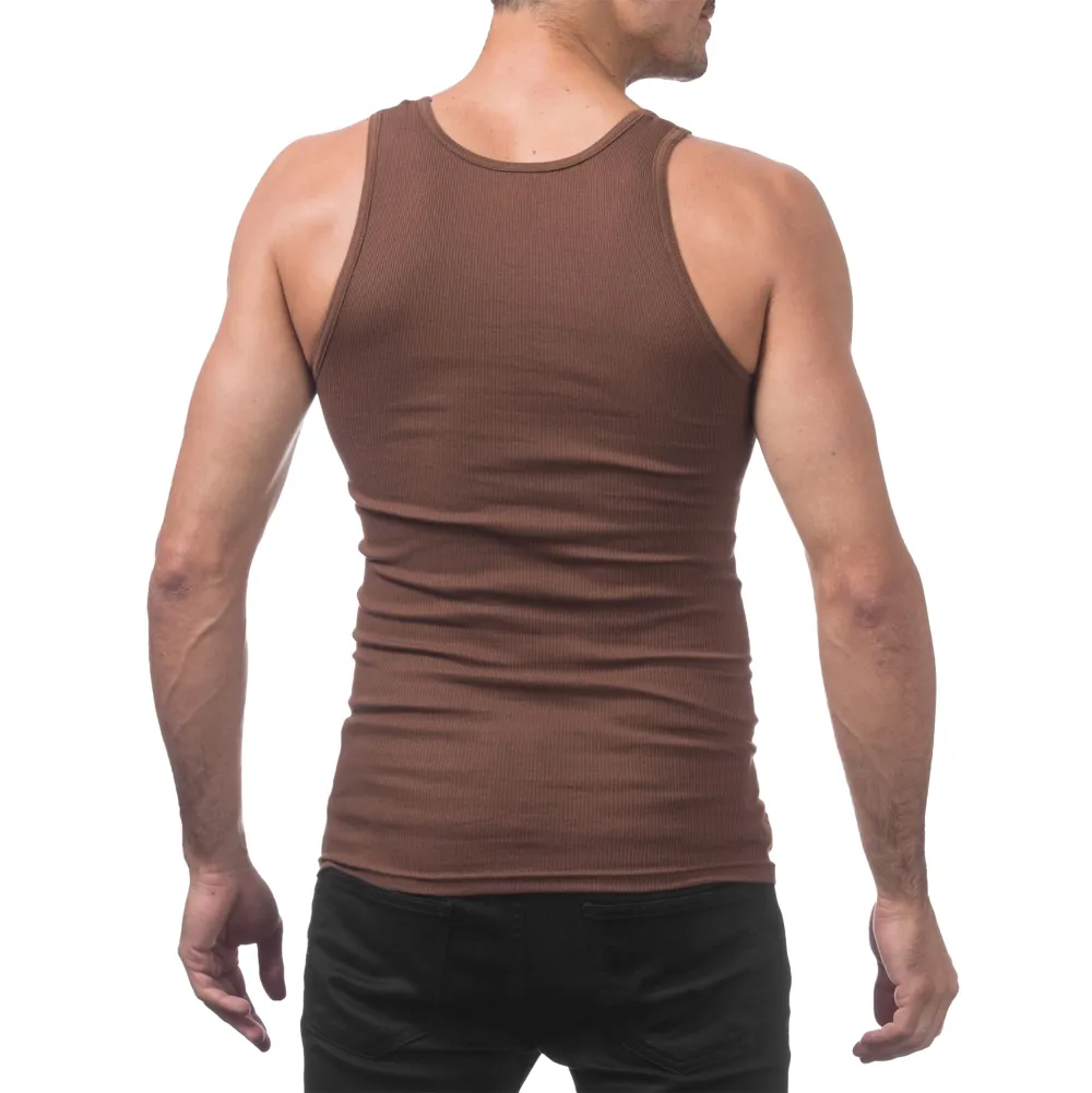 Pro Club Men's Premium Ringspun Cotton Ribbed A-Shirt