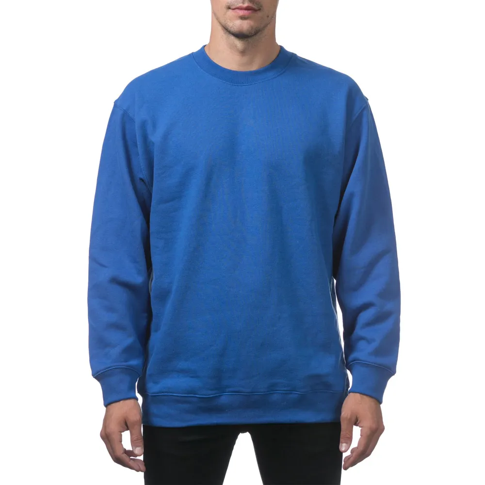 Pro Club Men's Heavyweight 13oz Crew Neck Fleece Pullover Sweatshirt