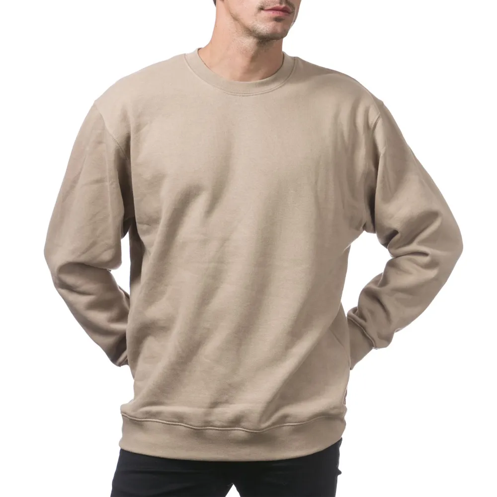 Pro Club Men's Heavyweight 13oz Crew Neck Fleece Pullover Sweatshirt