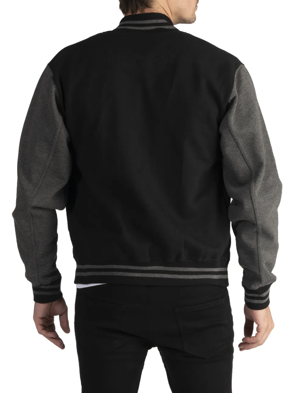 Pro Club Men's Varsity Fleece Baseball Jacket