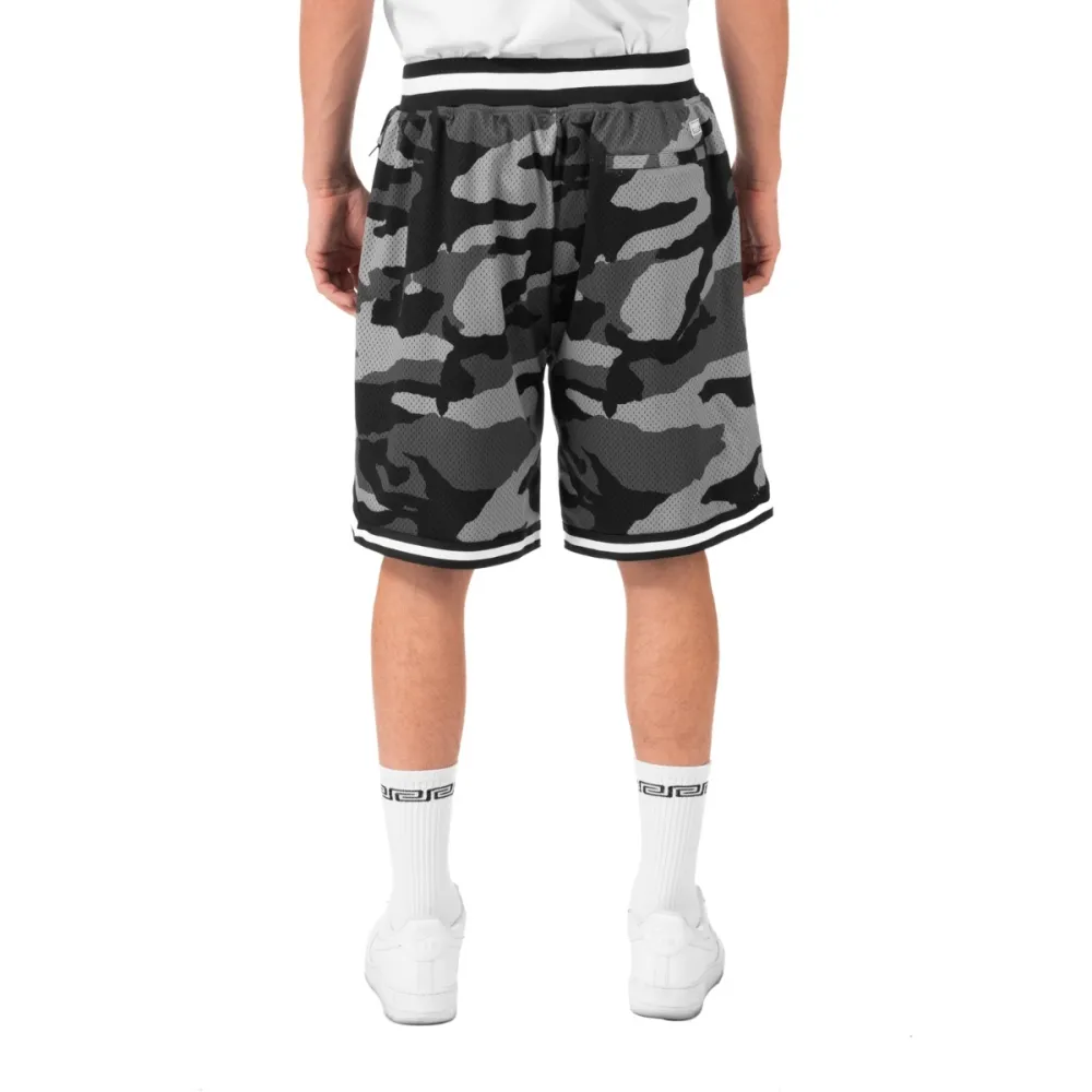 Pro Club Men's Classic Zipper Pocket Camo Basketball Short